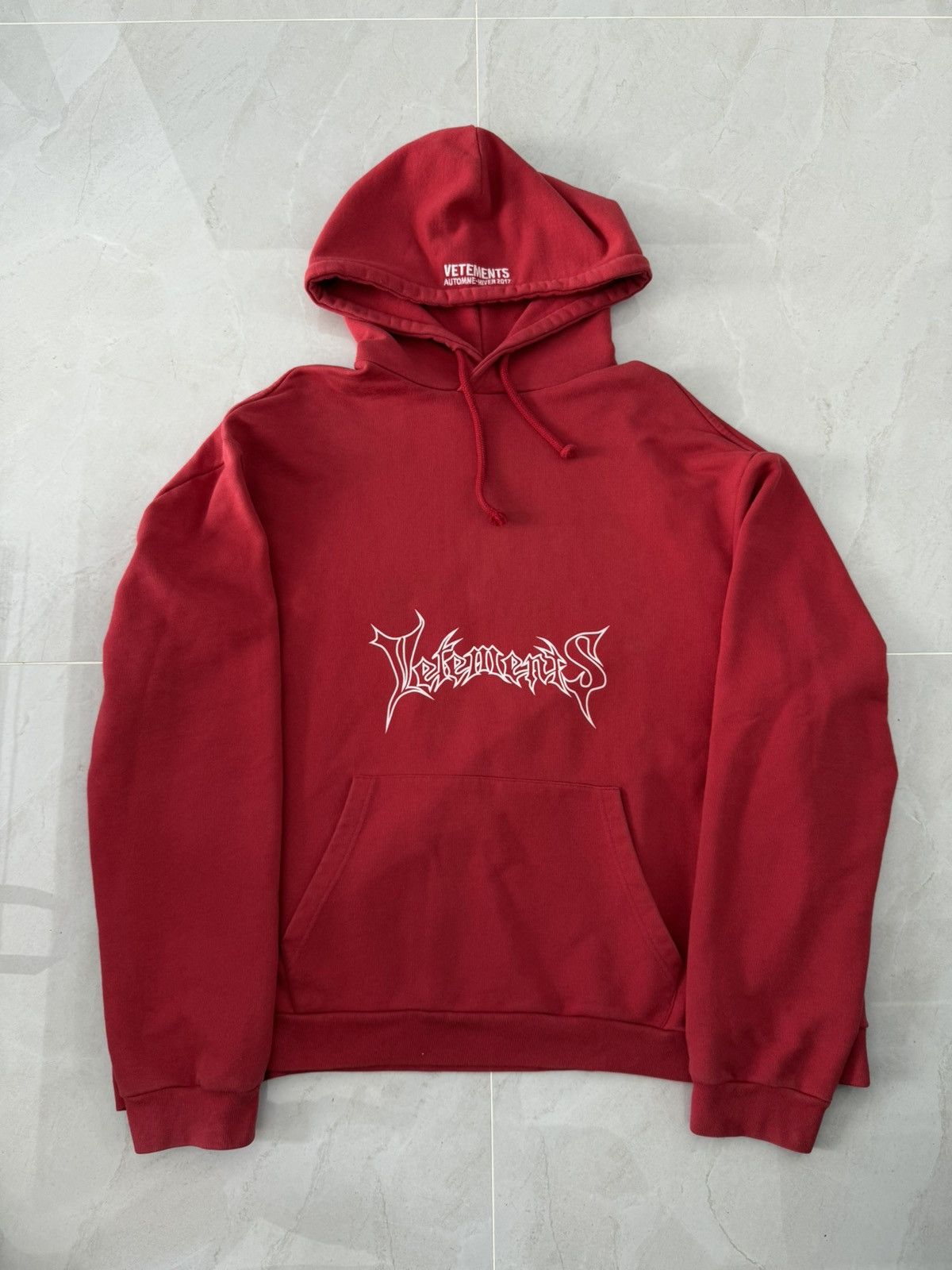 Vetements *RARE* Vetements Seoul Exclusive Heavy Metal Hoodie Sz.M Size US M / EU 48-50 / 2 - 1 Thumbnail