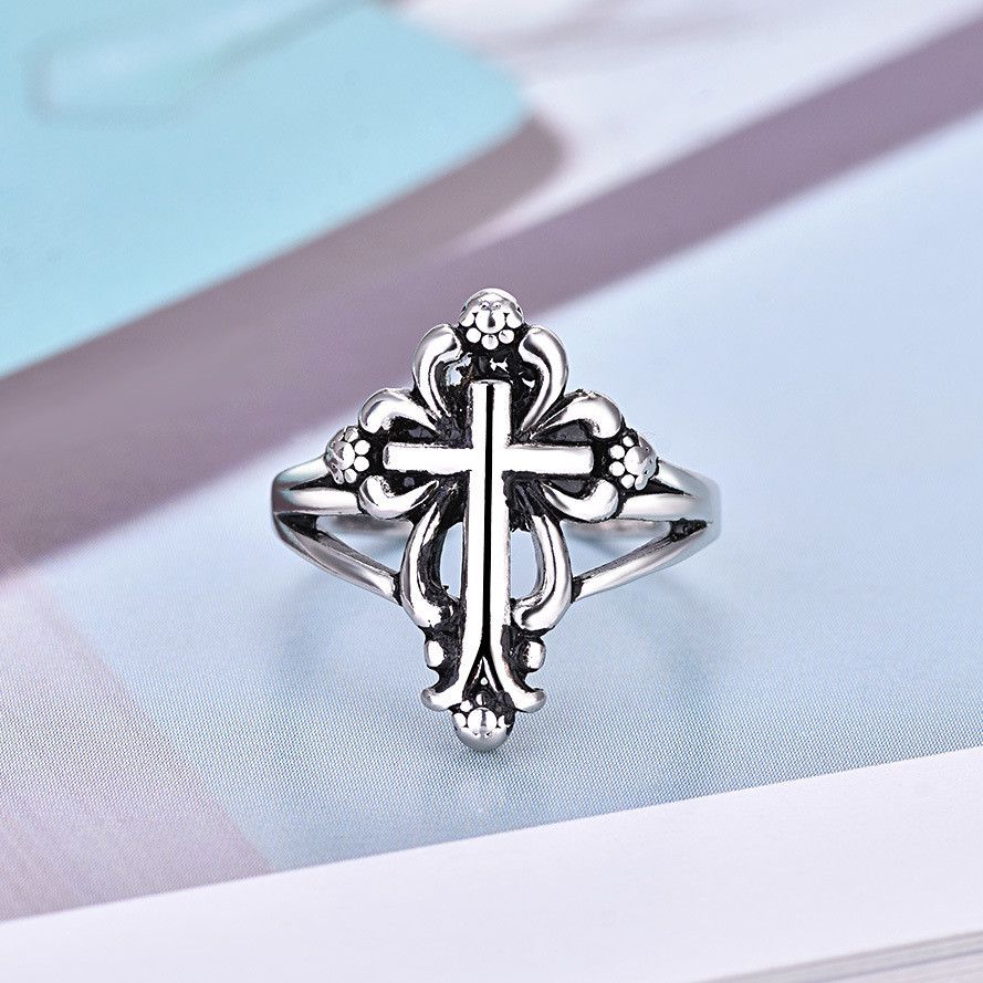 VIBE Rock Cross Ring Size ONE SIZE - 2 Thumbnail