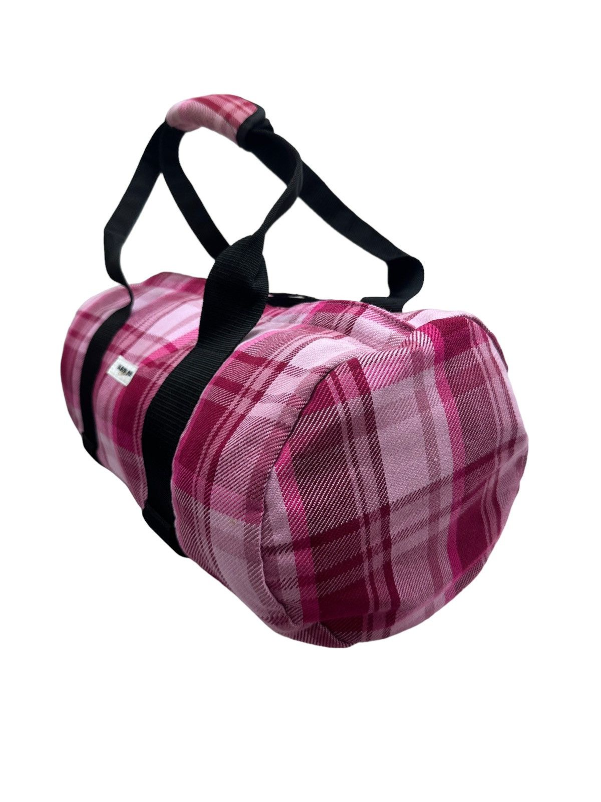 Bape 🇯🇵 A Bathing Ape Checked Boston Duffle Bag Size ONE SIZE - 4 Thumbnail