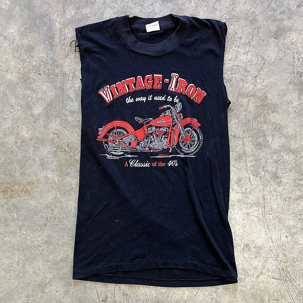 Vintage Vintage Motorcycle T-Shirt Size US S / EU 44-46 / 1 - 1 Thumbnail