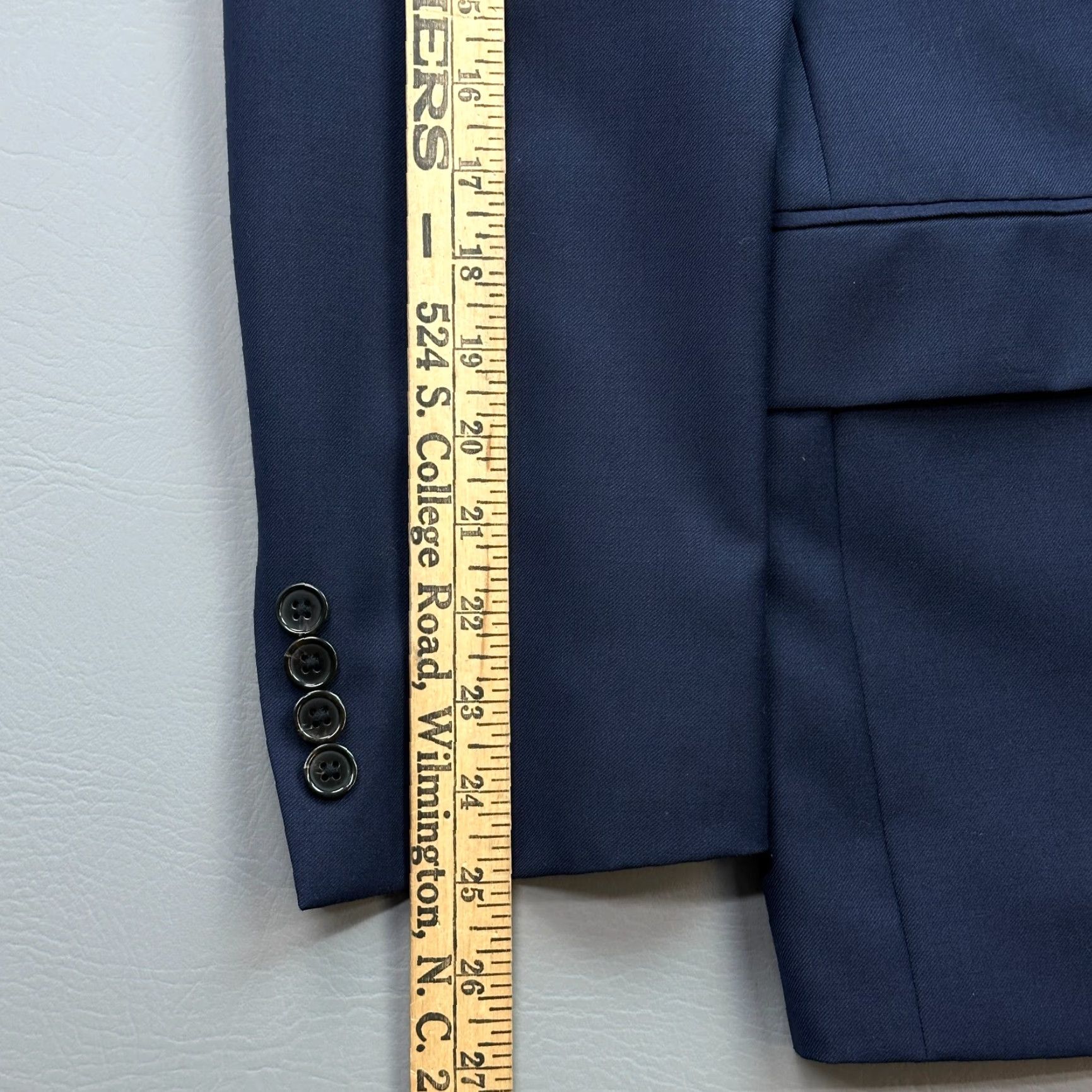 Ralph Lauren Lauren Ralph Lauren Blazer Mens 40R Navy Wool Blend Sport Jacket Black Label Size 40R - 5 Thumbnail