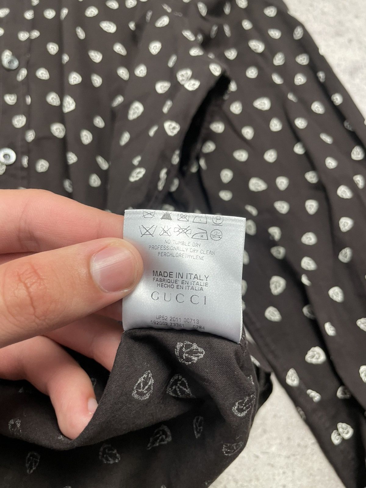 Gucci Gucci Shirt Monogram Rare Size US M / EU 48-50 / 2 - 9 Thumbnail