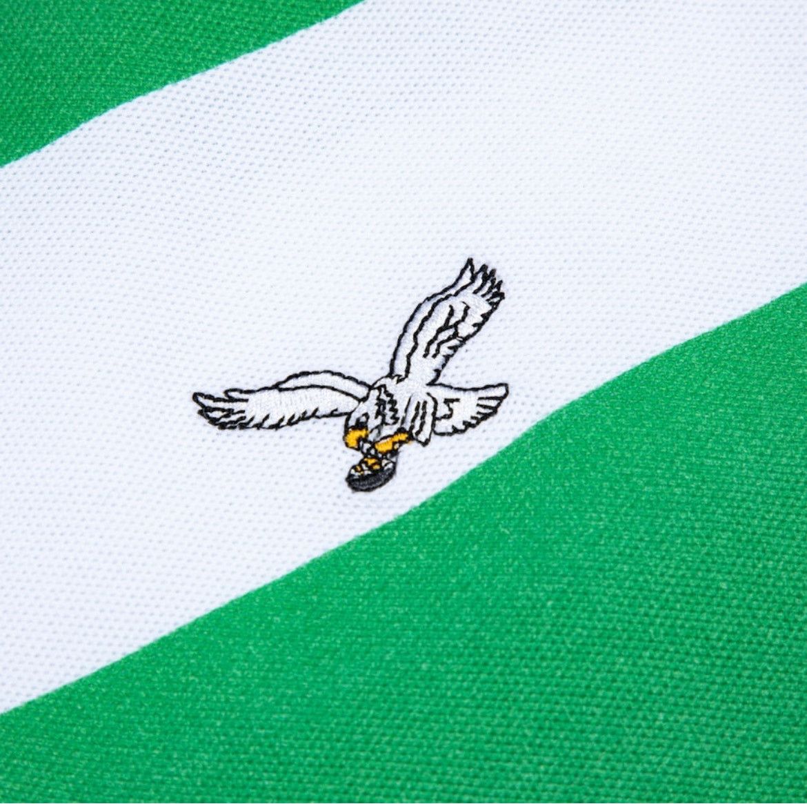 Golf Wang × NFL Golf Wang + Philadelphia Eagles Striped Long Sleeve Polo Size US M / EU 48-50 / 2 - 4 Thumbnail
