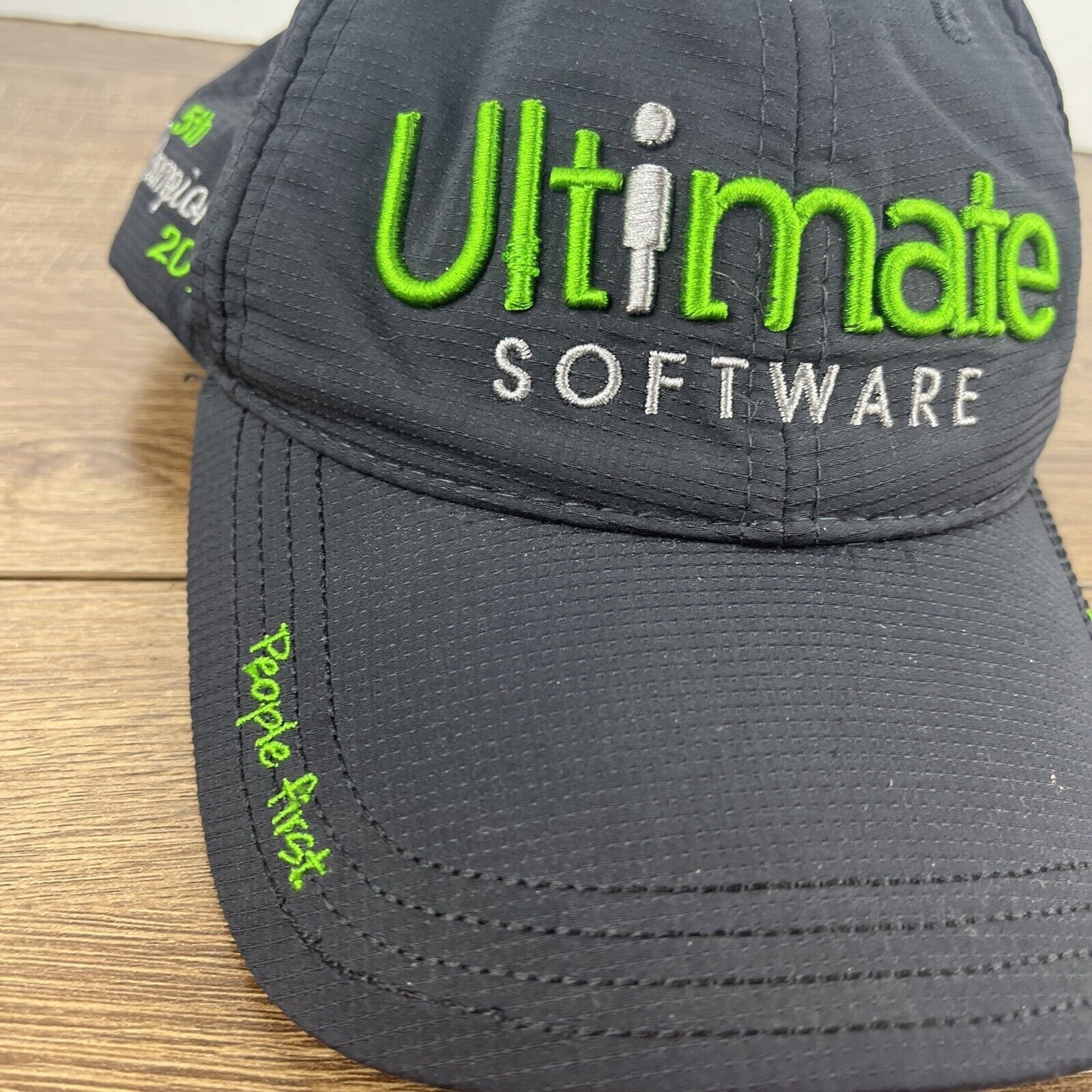 Other Ultimate Software Hat Black Hat Adjustable Adult Size Hat Bl Size ONE SIZE - 6 Thumbnail