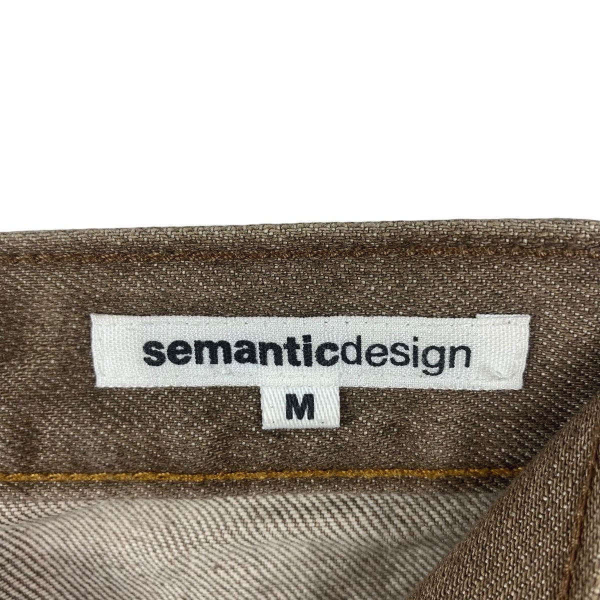 Japanese Brand × semanticdesign SEMANTIC DESIGN snake flare bush pants Size 31" - 3 Thumbnail