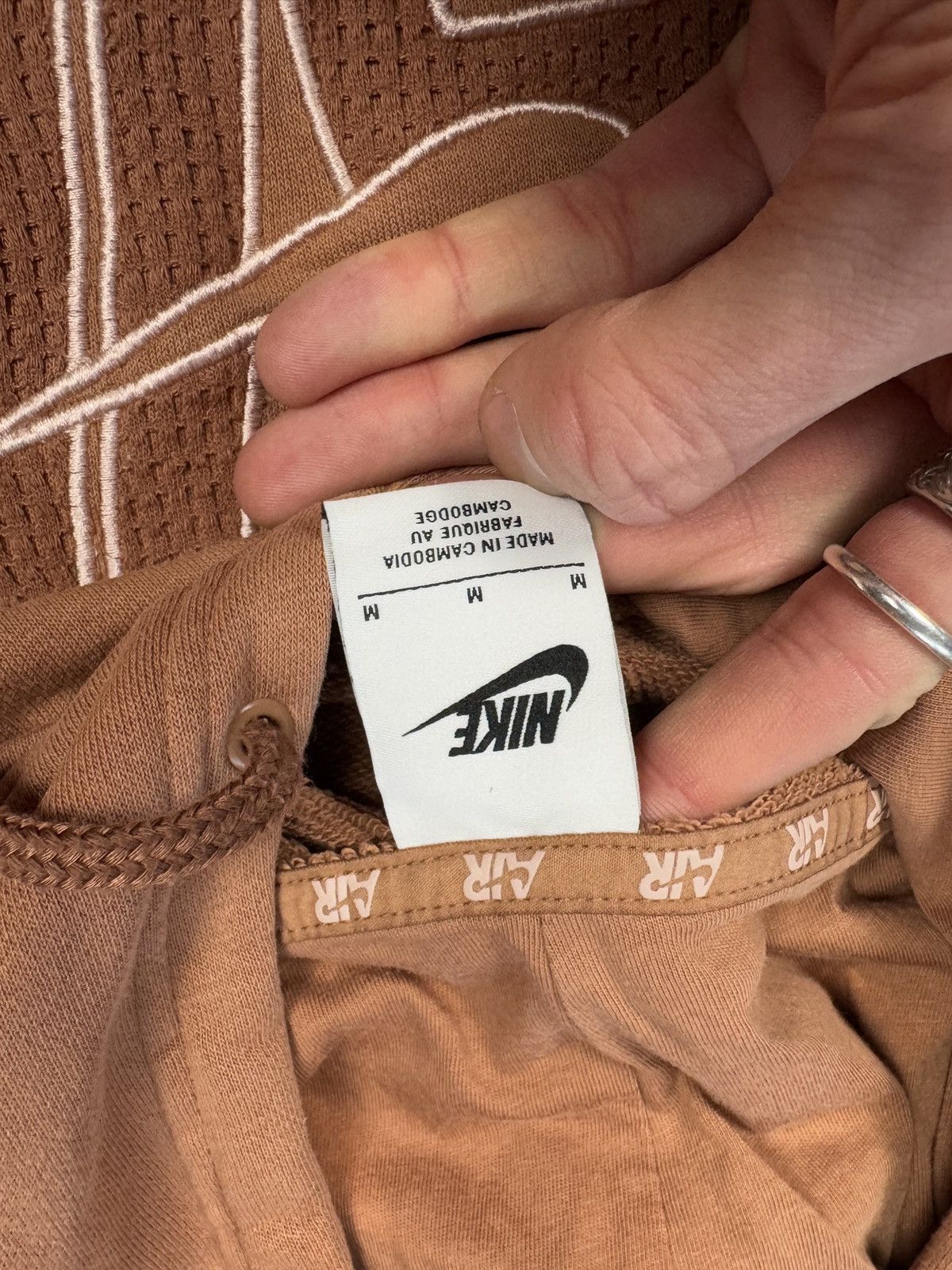 Nike Nike Brown Sweatshirt Big Swoosh Oversize Size US M / EU 48-50 / 2 - 5 Thumbnail