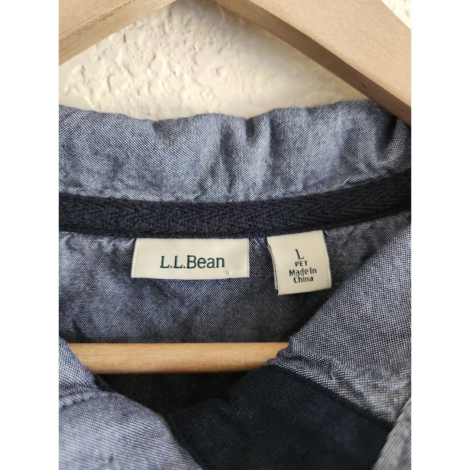 L.L. Bean Vintage L.L Bean Men's Stripped Pullover Shirt-Lg Petite Size US L / EU 52-54 / 3 - 7 Thumbnail