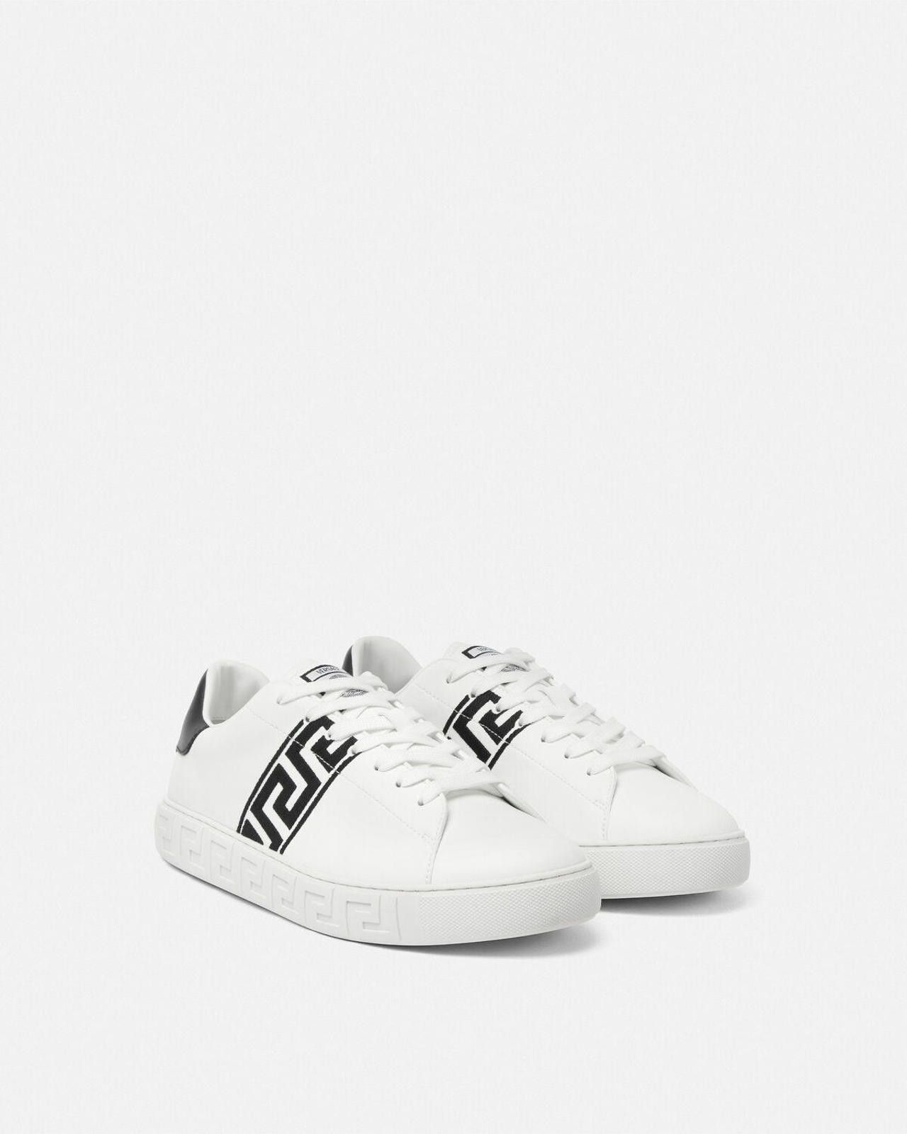 Versace Versace Greco Embroidered Sneakers Size US 6 / EU 39 - 2 Thumbnail
