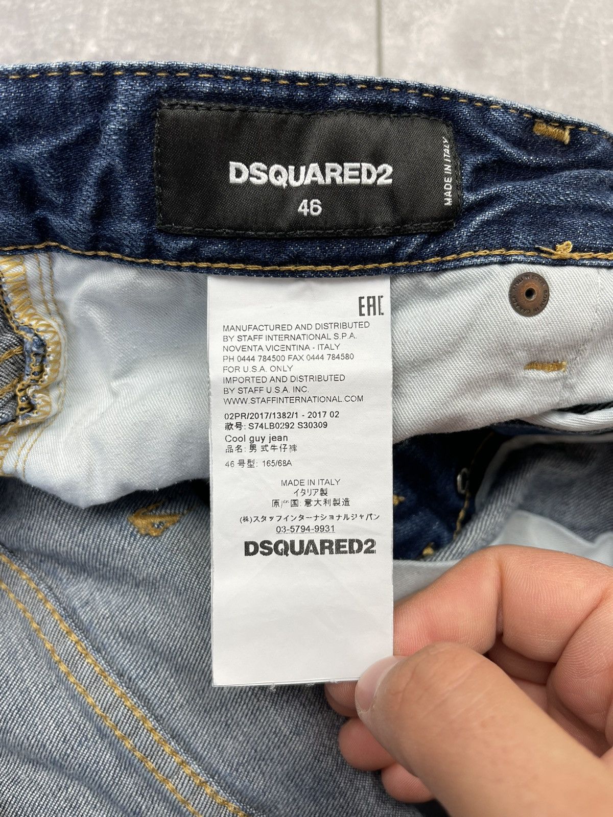 Dsquared2 Dsquared2 Cool Guy Jean Mens Jeans Size US 30 / EU 46 - 10 Thumbnail
