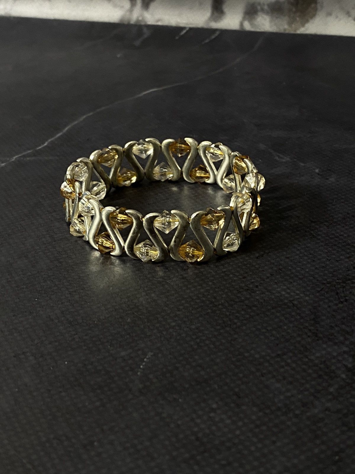Japanese Brand Vintage Crystal Bracelet Size ONE SIZE - 2 Thumbnail