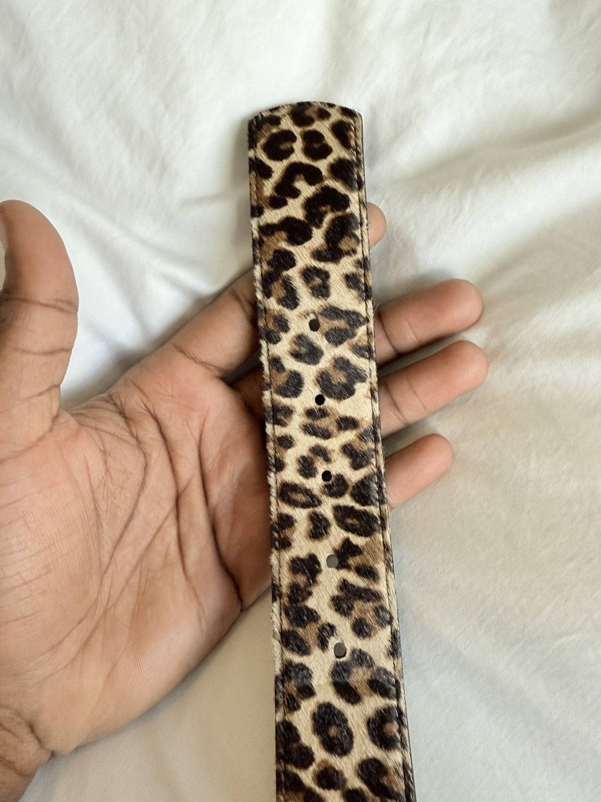 Chrome Hearts Chrome Hearts Cheetah Belt Size 38 - 18 Thumbnail