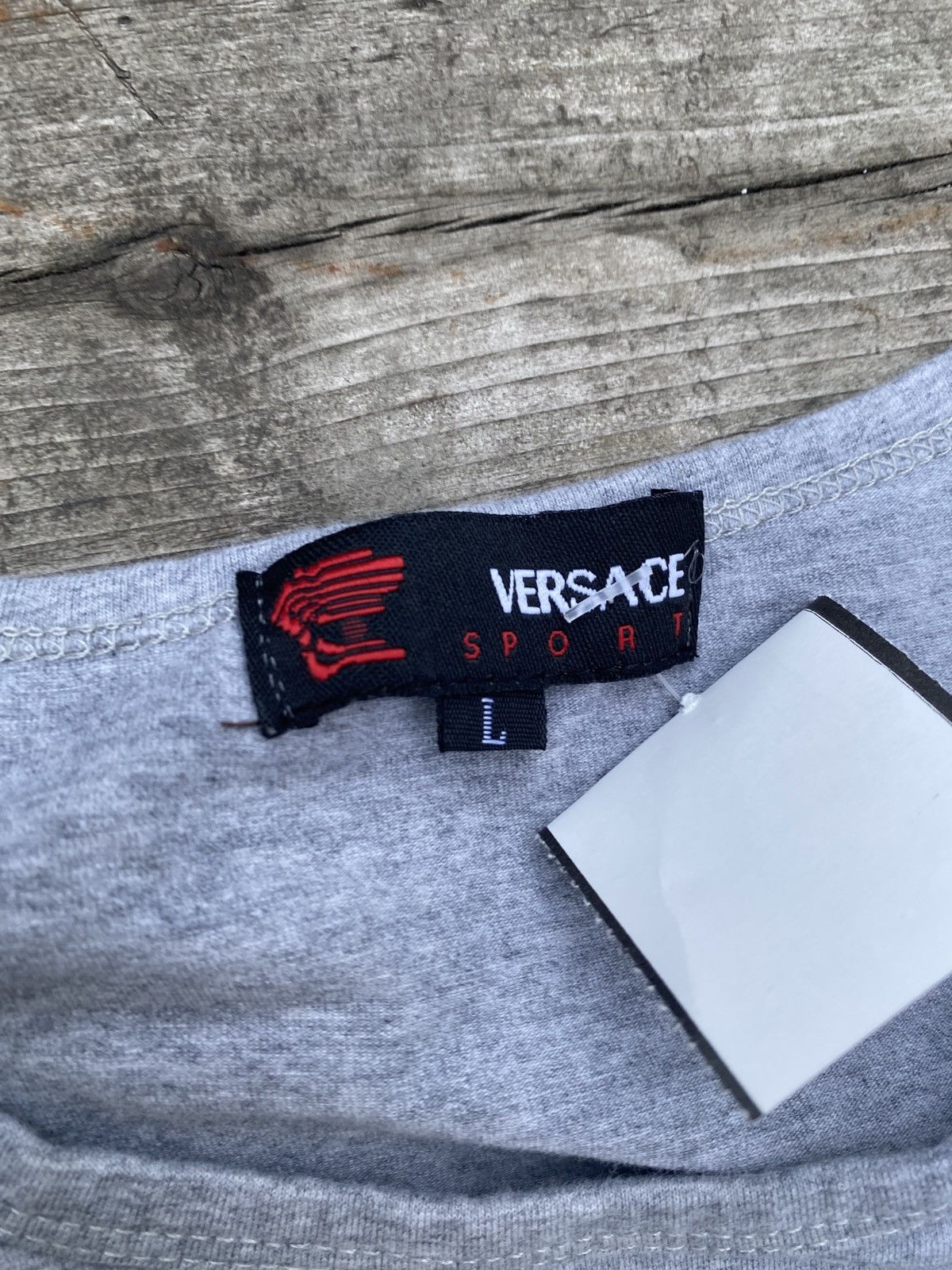 Versace × Vintage Vintage Big Logo Versace Sport Shirt Large Size US L / EU 52-54 / 3 - 6 Thumbnail