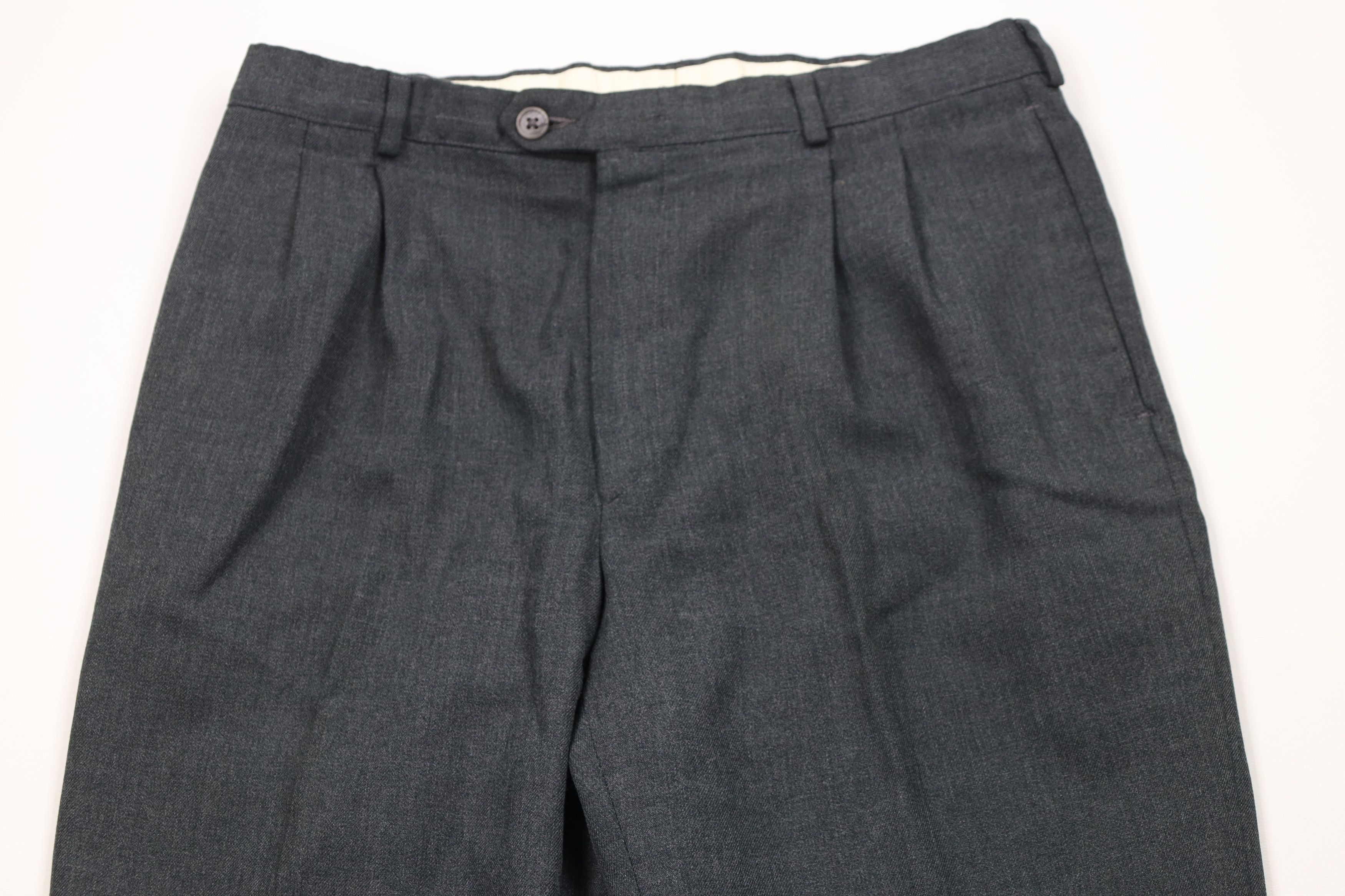 Vintage Vintage 90s Streetwear Wool Blend Straight Leg Chino Pants Size US 30 / EU 46 - 2 Thumbnail