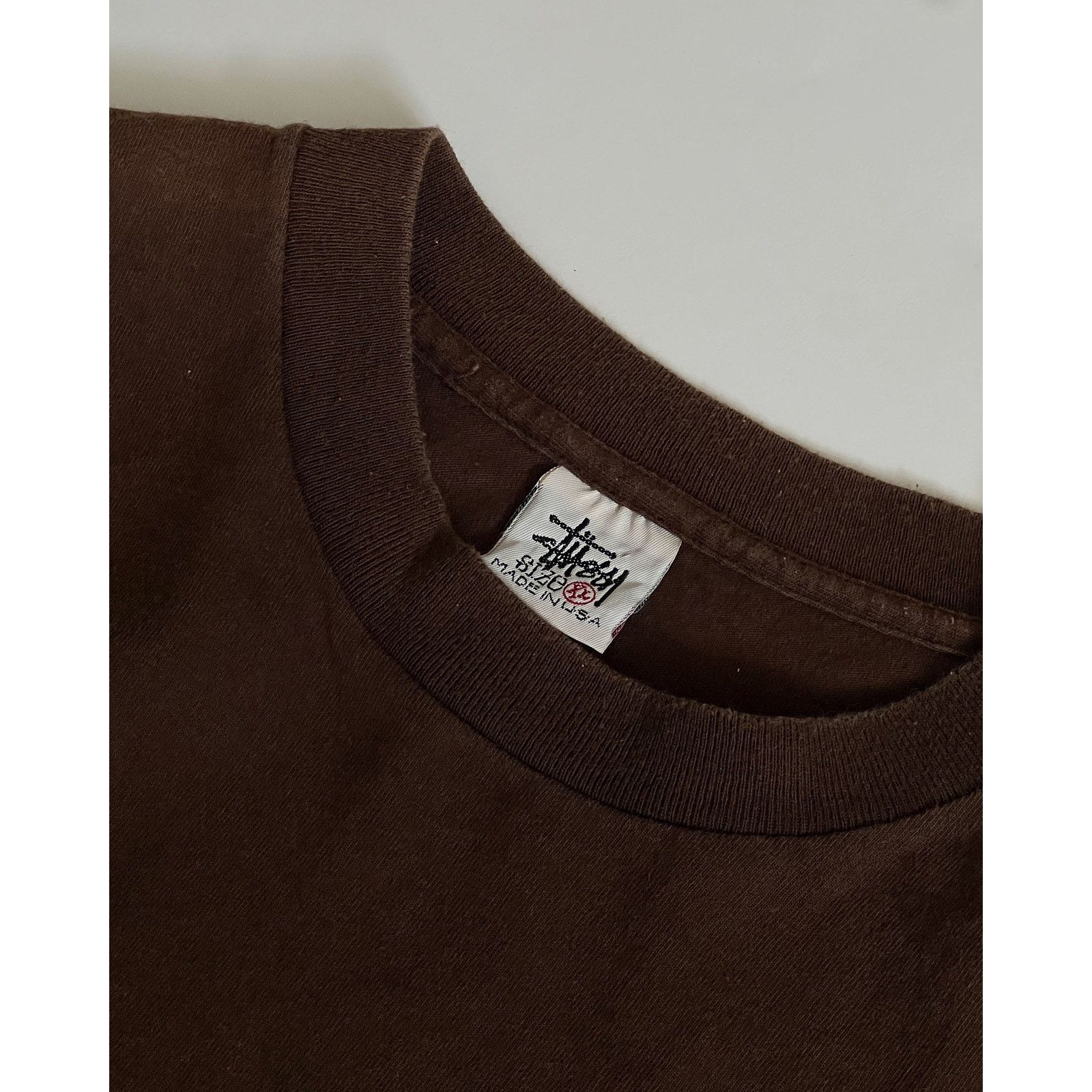 Stussy 1990s Stüssy Brown "Stüssy Sport" T-Shirt Size US XL / EU 56 / 4 - 4 Thumbnail