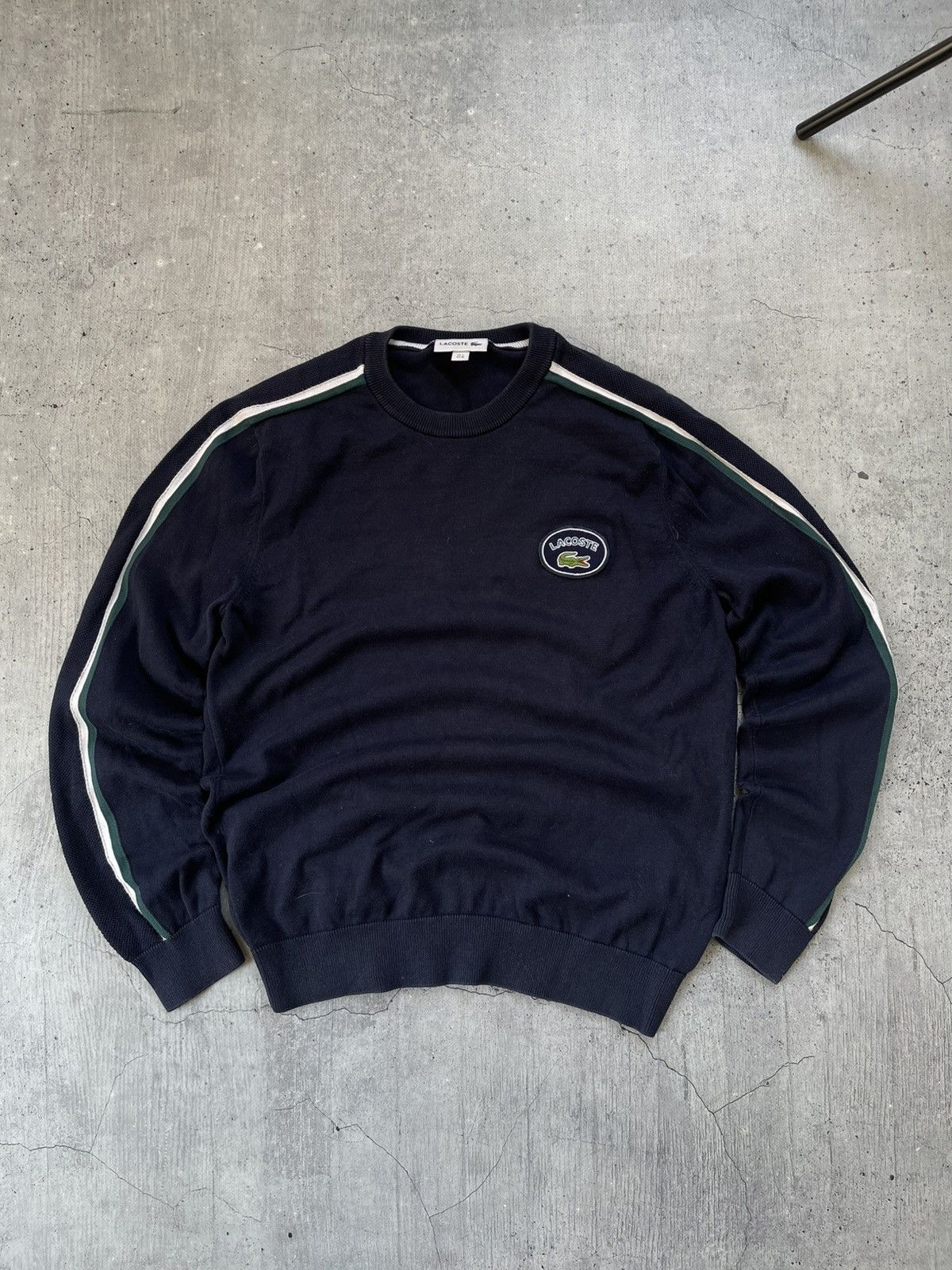 Lacoste Vintage La Chemise Lacoste Sweatshirt Big Logo Streetwear Size US M / EU 48-50 / 2 - 1 Thumbnail
