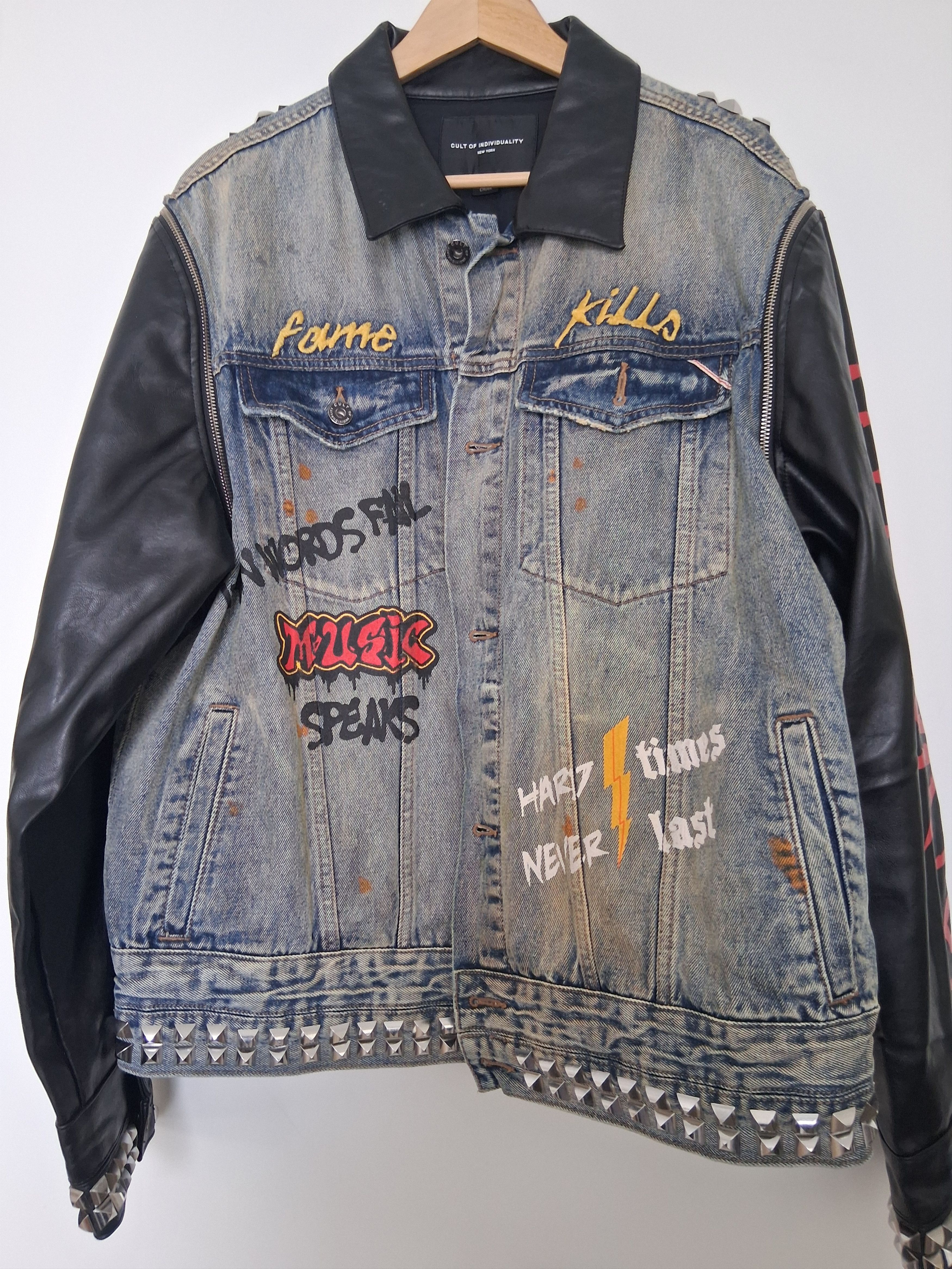 Cult Of Individuality Cult studded biker jacket sz XXL Size US XXL / EU 58 / 5 - 1 Thumbnail