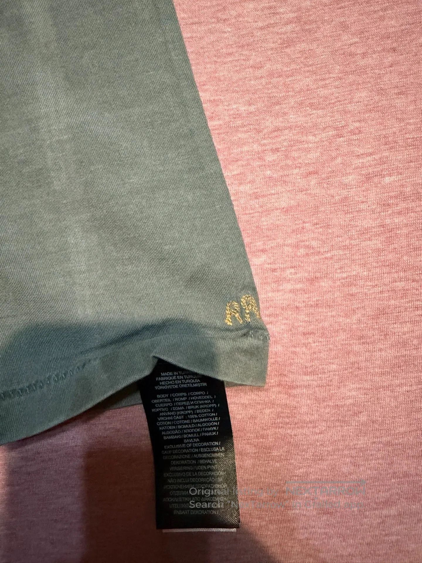 RRL Ralph Lauren RRL Washed Dyed Pocket T. Size US M / EU 48-50 / 2 - 4 Thumbnail