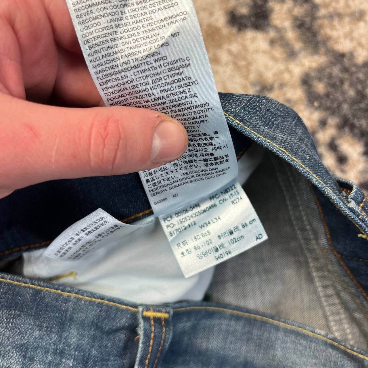 Levi's 506 Levis Vintage Y2K Light Blue Denim Jeans Size US 34 / EU 50 - 9 Thumbnail
