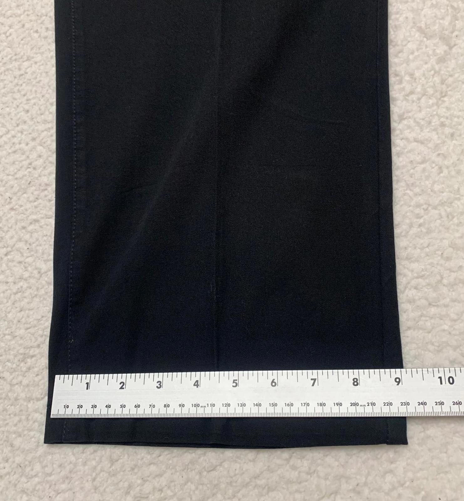 Other JM Haggar Men's Sz 38 Black Wide Leg Pants Size 46R - 8 Thumbnail