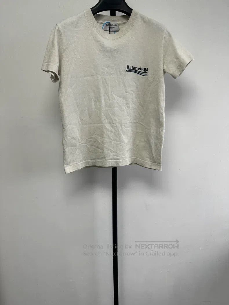 Balenciaga Balenciaga Slim-fit letter-printed round-neck short-sleeve Size US S / EU 44-46 / 1 - 1 Thumbnail