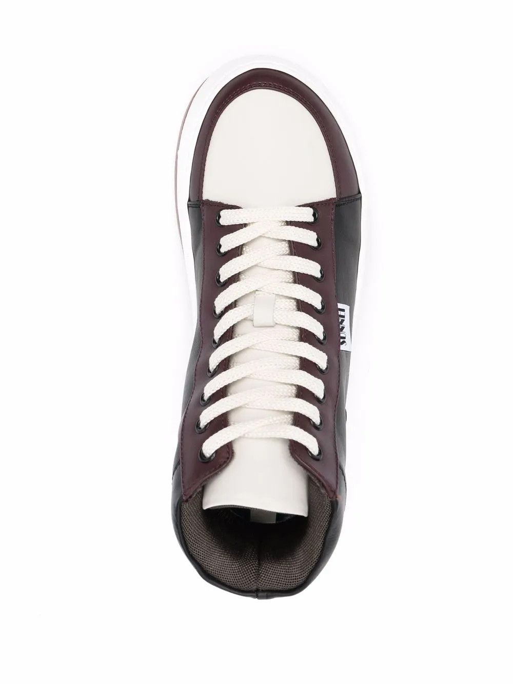 Sunnei o1mle1025 Unisex Dreamy Leather High Top Sneakers Multicolor Size US 5.5 / EU 38 - 4 Thumbnail