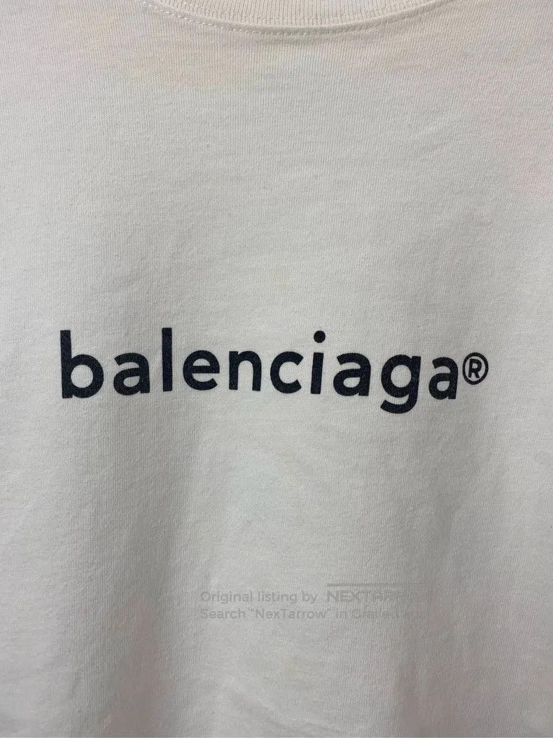 Balenciaga Balenciaga Logo Print Short Sleeve Tee. Size US XXS / EU 40 - 2 Thumbnail