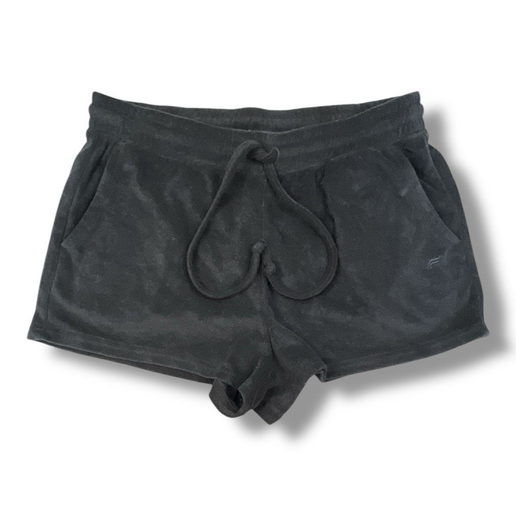 Other Fabletics Island Terry Black Athletic Shorts Size Large Size 34" / US 12 / IT 48 - 1 Thumbnail