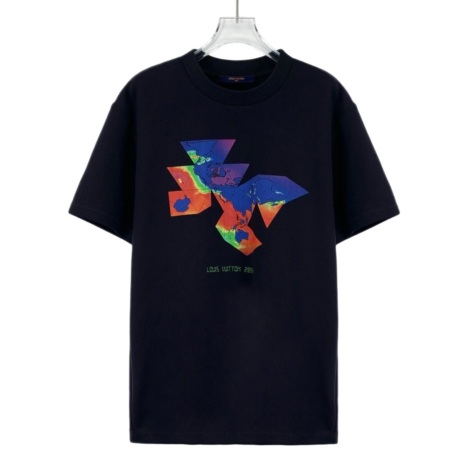 Louis Vuitton Louis Vuitton 2054 Map Graphic Zip Pocket T-Shirt Size L Size US L / EU 52-54 / 3 - 1 Thumbnail