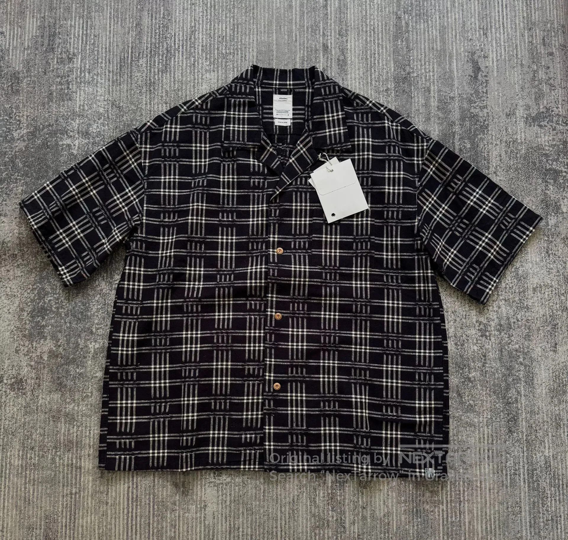 visvim short sleeve crosby shirt kasuri.