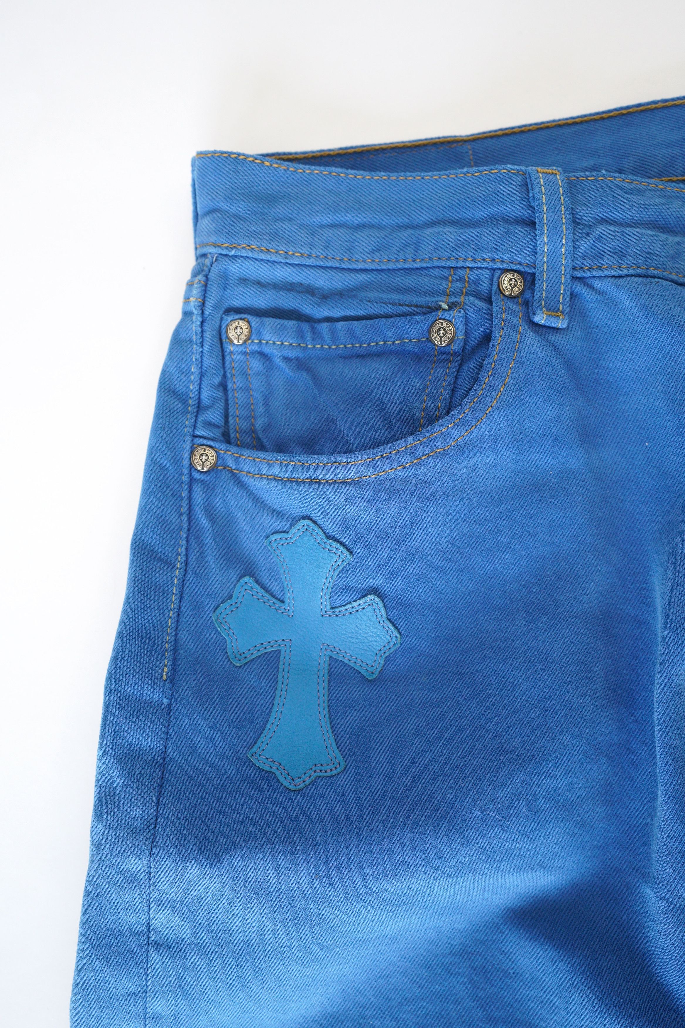 Chrome Hearts Chrome Hearts Levi's 501 London CLB Cross Patch Jeans - 30 Size US 30 / EU 46 - 5 Thumbnail