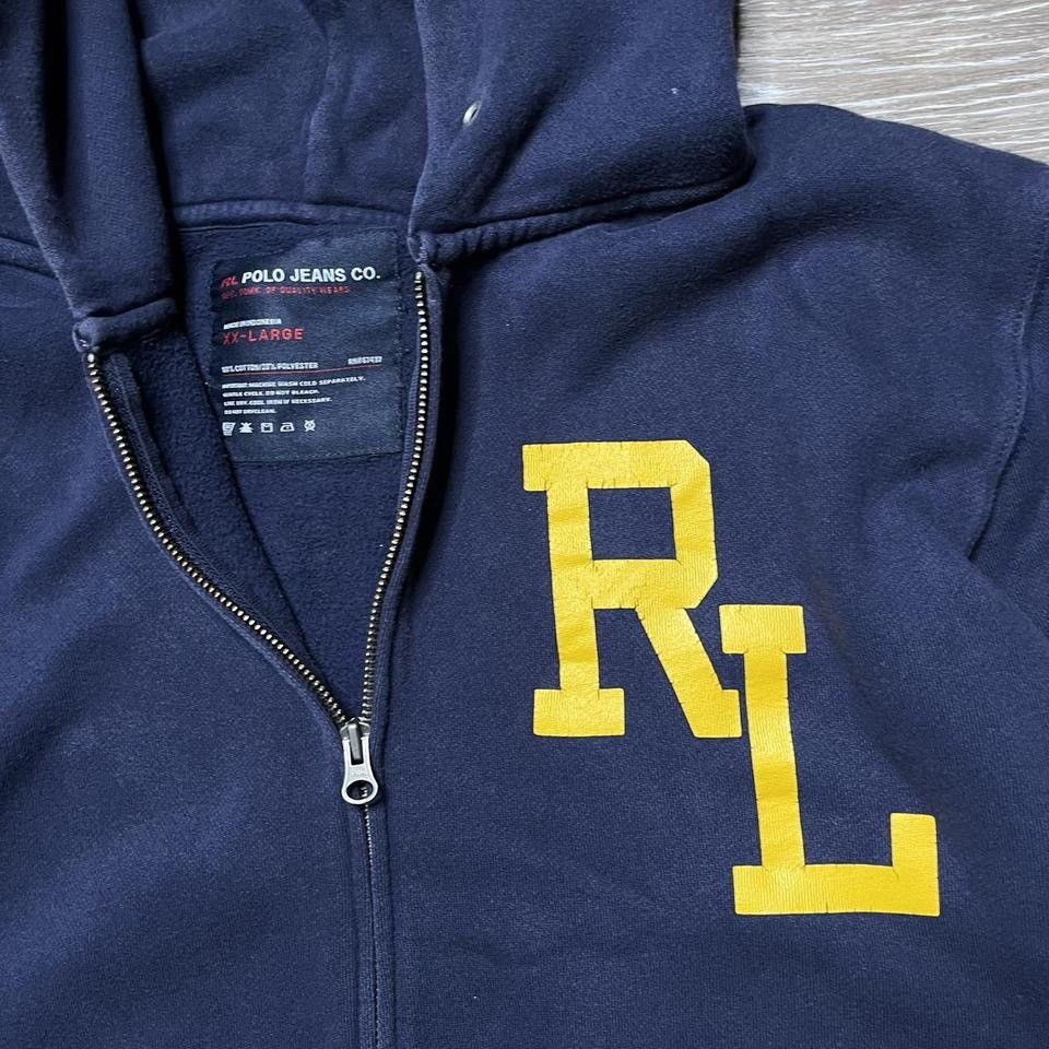 Polo Ralph Lauren 90s ralph lauren polo jeans co hoodie Size US XL / EU 56 / 4 - 4 Thumbnail