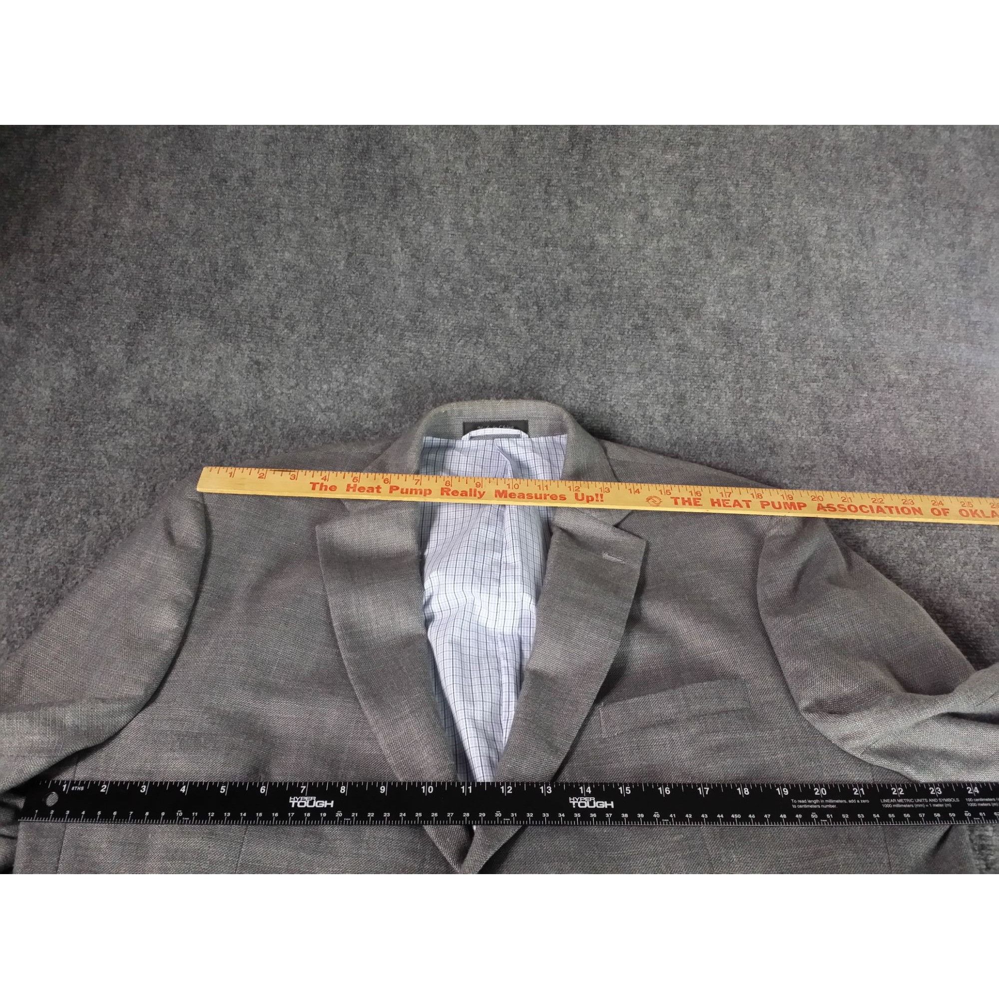 Lauren Ralph Lauren Lauren Ralph Lauren Blazer Men Sz 46R Gray 2 Button Designer Size 46R - 4 Thumbnail