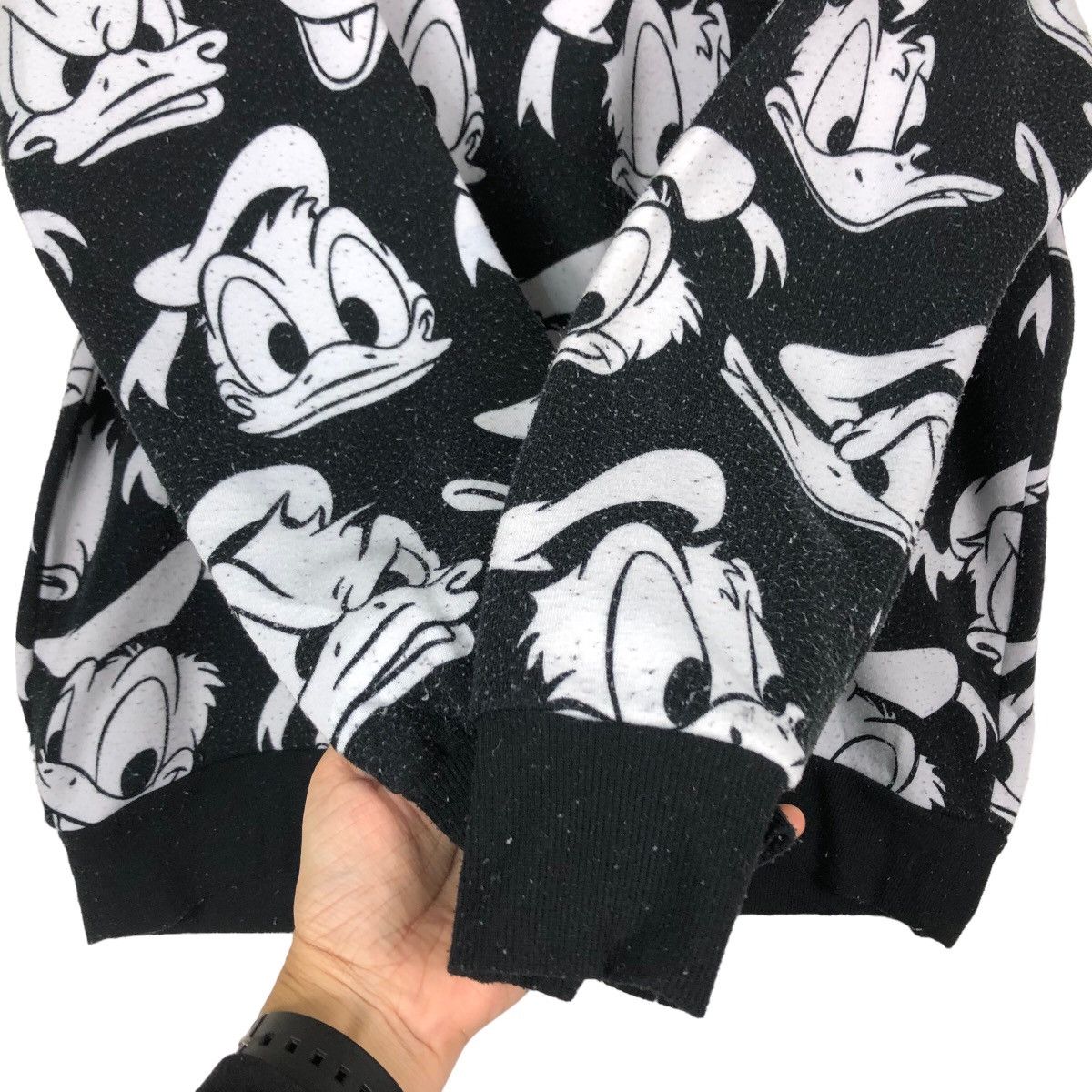 Cartoon Network 🔥Vintage Donald Duck Disney Over Print Hoodie Jacket Size US L / EU 52-54 / 3 - 12 Thumbnail