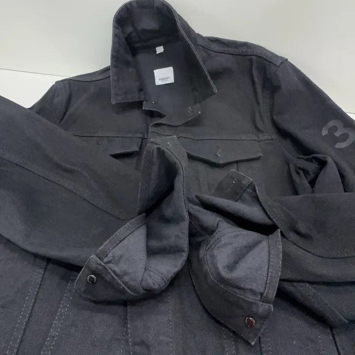 Burberry Burberry Burberry Black Logo Denim Jacket-2507 Size US L / EU 52-54 / 3 - 8 Thumbnail