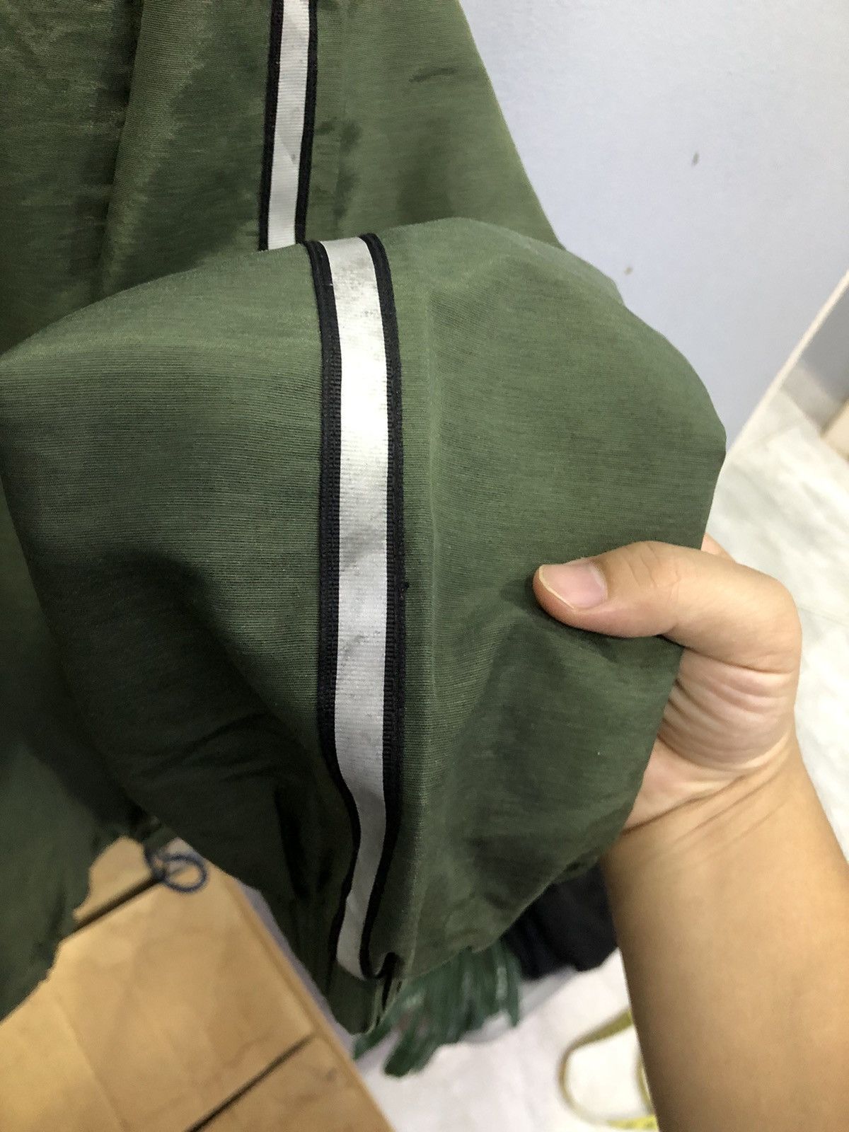 Beverly Hills Polo Club BHPC Olive Green Windbreaker 90s Vintage Korea Size US M / EU 48-50 / 2 - 8 Thumbnail