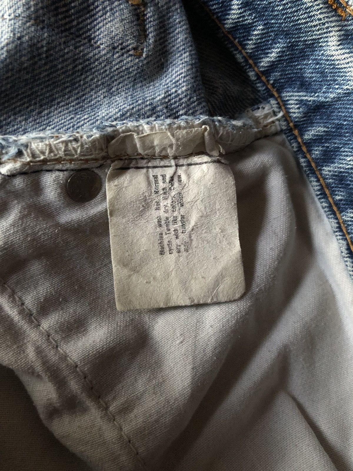 Levi's Vintage 80s Levis 505 USA Distressed Denim Size US 31 - 10 Thumbnail
