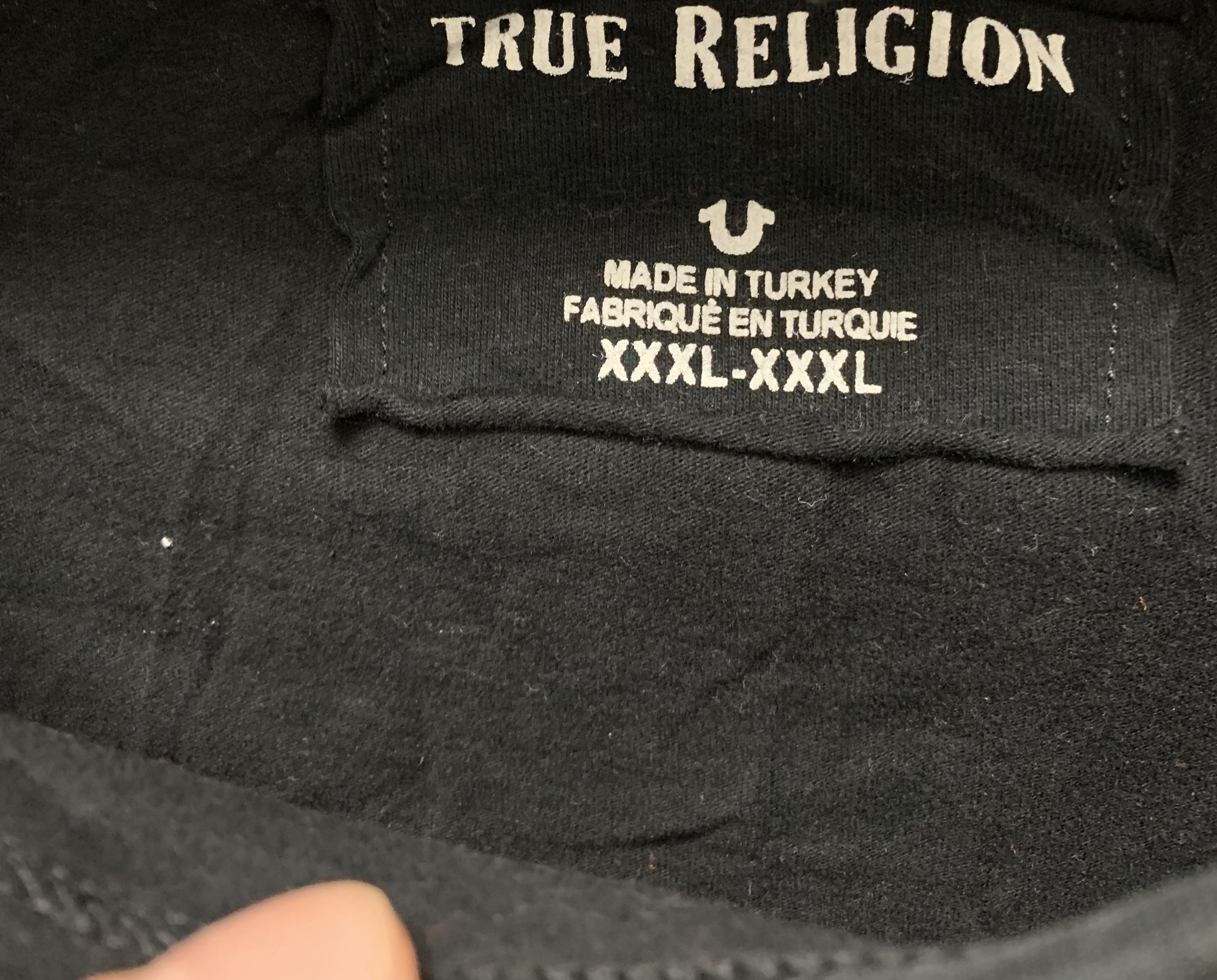 True Religion True religion Usa black t-shirt XXXL XXL big logo Size US XXL / EU 58 / 5 - 7 Thumbnail