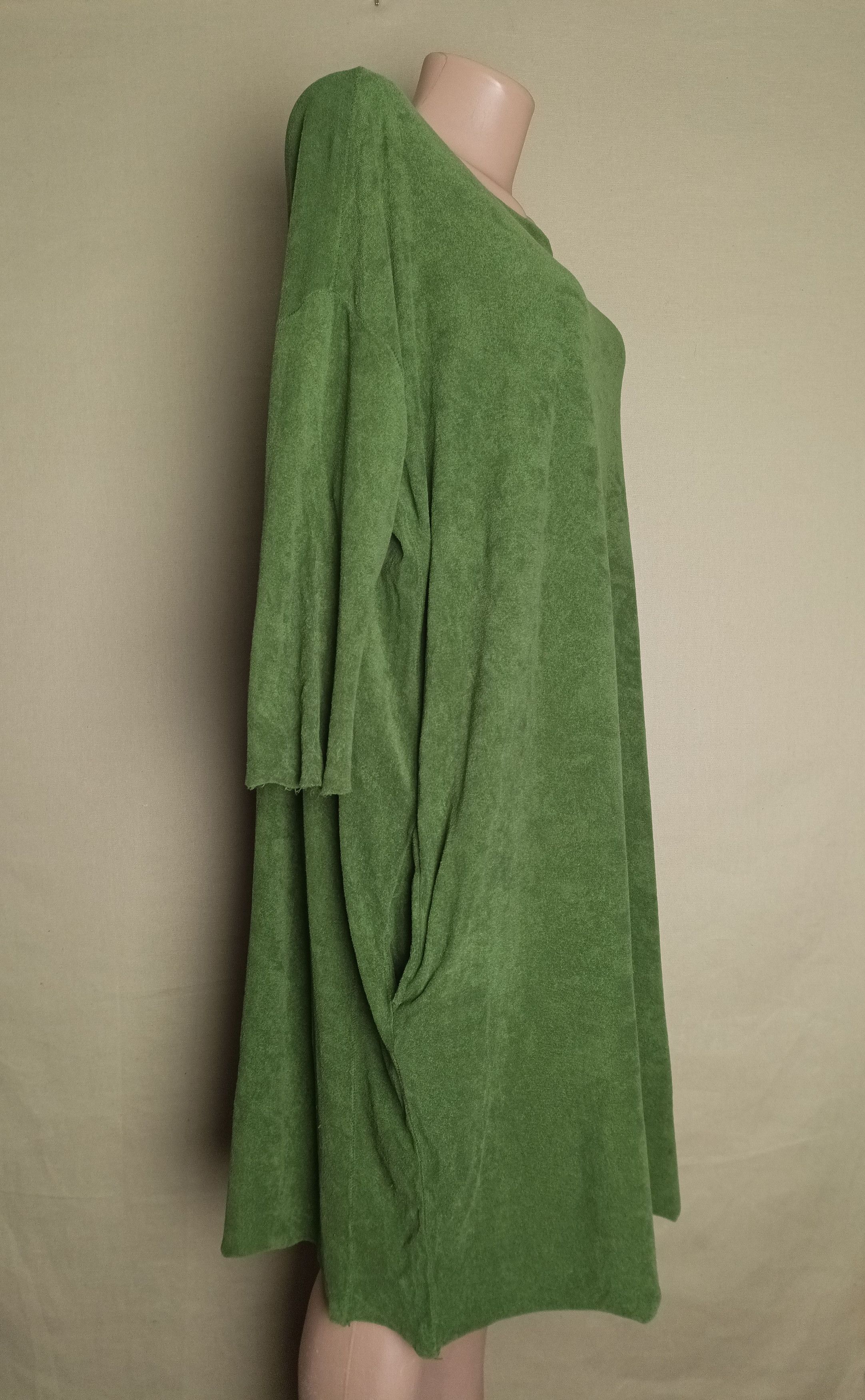 hannes roether Hannes Roether Green Oversized Cotton Dress Size M Size M / US 6-8 / IT 42-44 - 5 Thumbnail