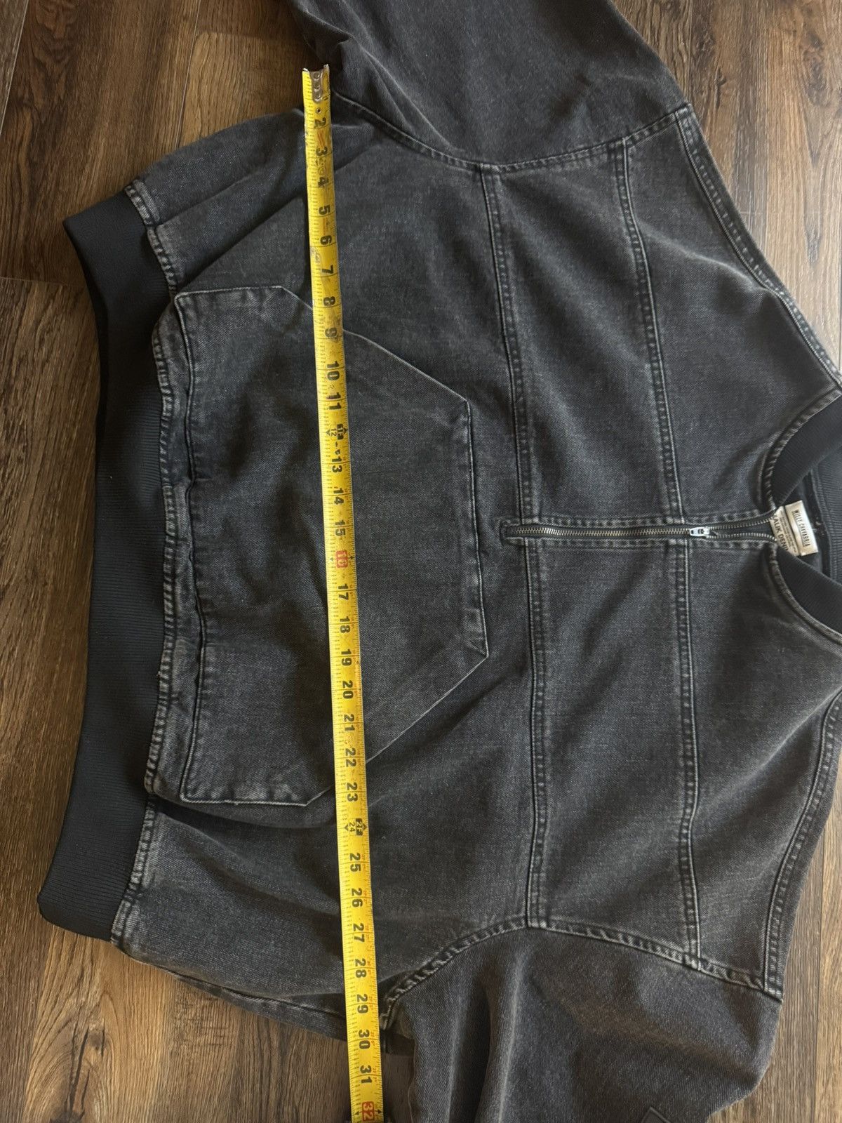 Willy Chavarria Warrior Zip Crew-Washed Black Size US M / EU 48-50 / 2 - 11 Thumbnail