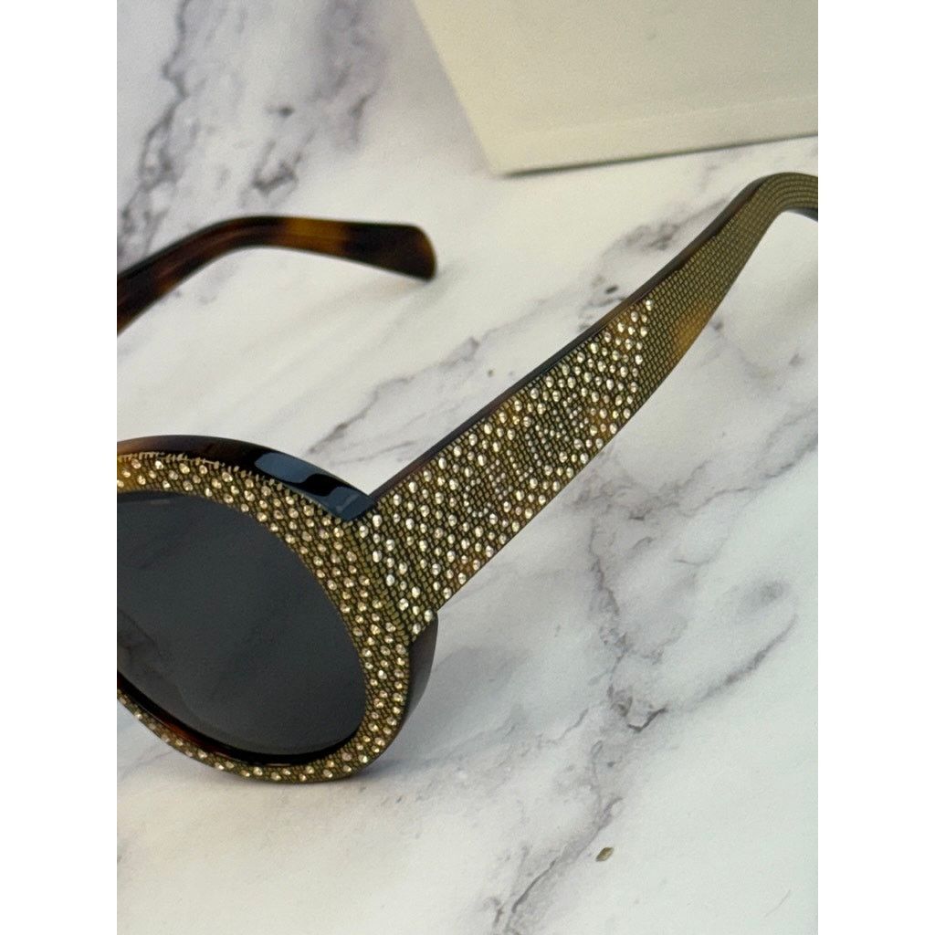 Celine NEW Celine CL4240IS Crystal Embellished Sunglasses $1050 Size ONE SIZE - 11 Thumbnail