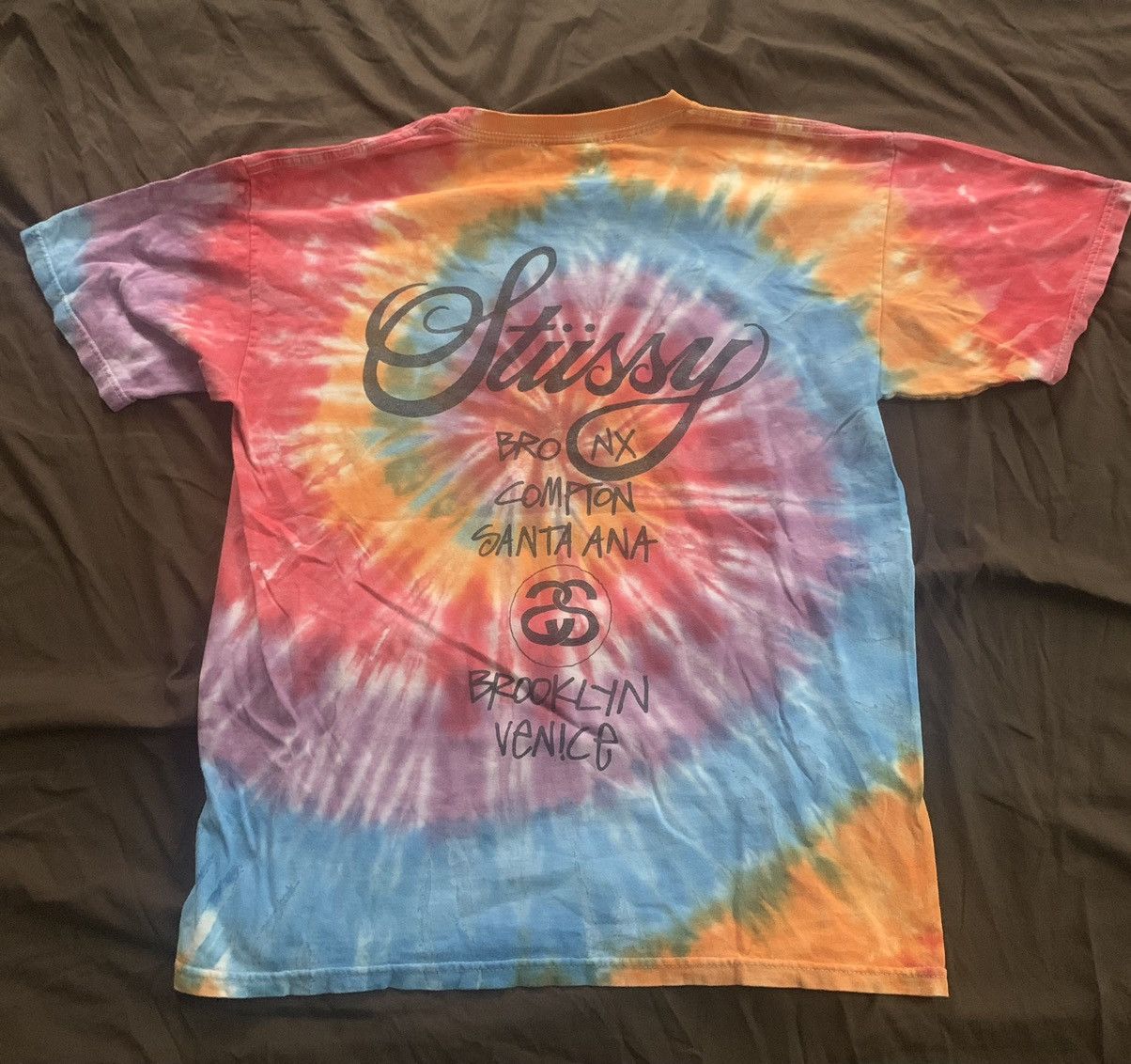 Stussy Vintage Stussy Tie Dye Tee Shirt Size M Size US M / EU 48-50 / 2 - 3 Thumbnail