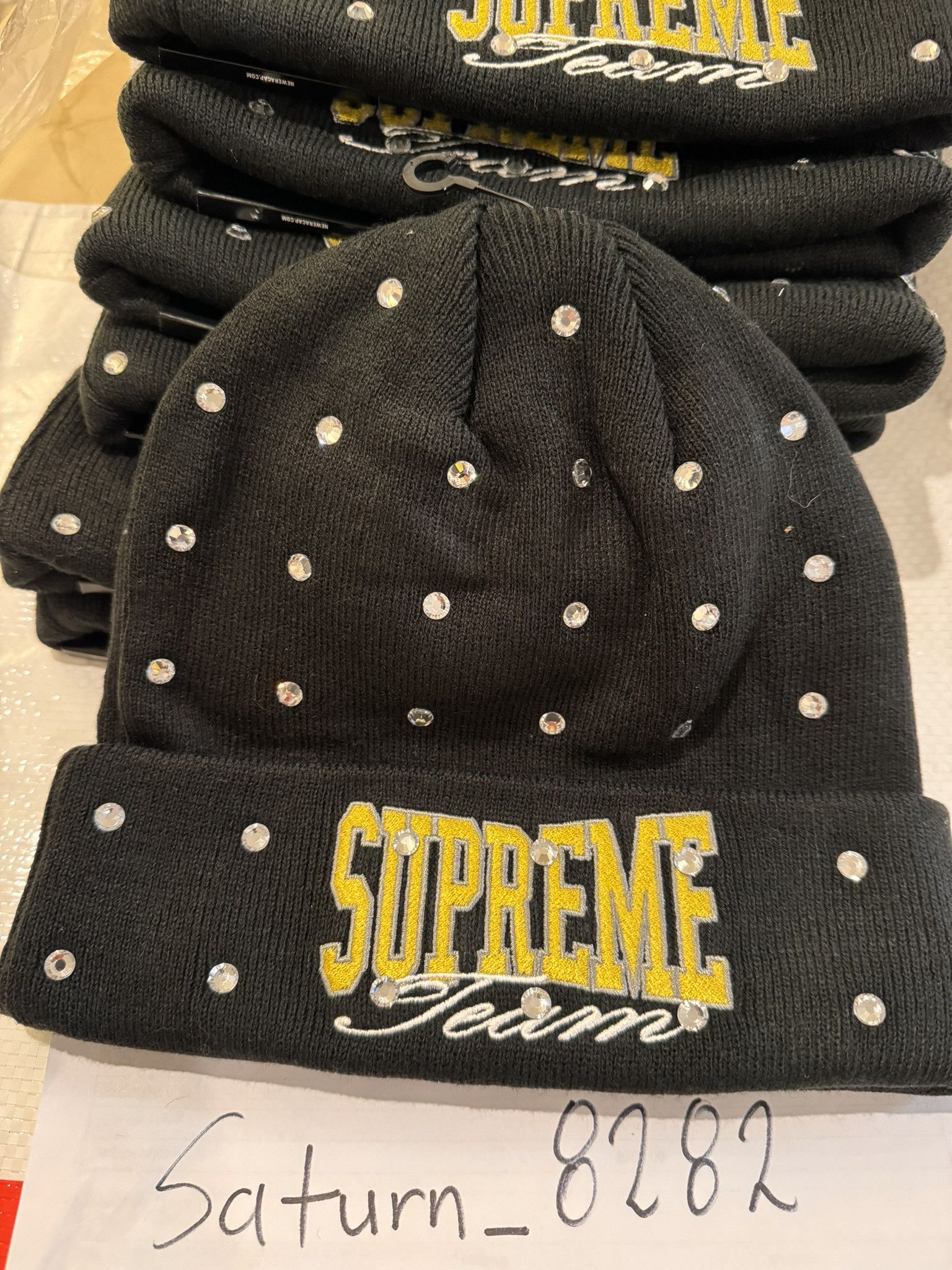 Supreme store sequin beanie