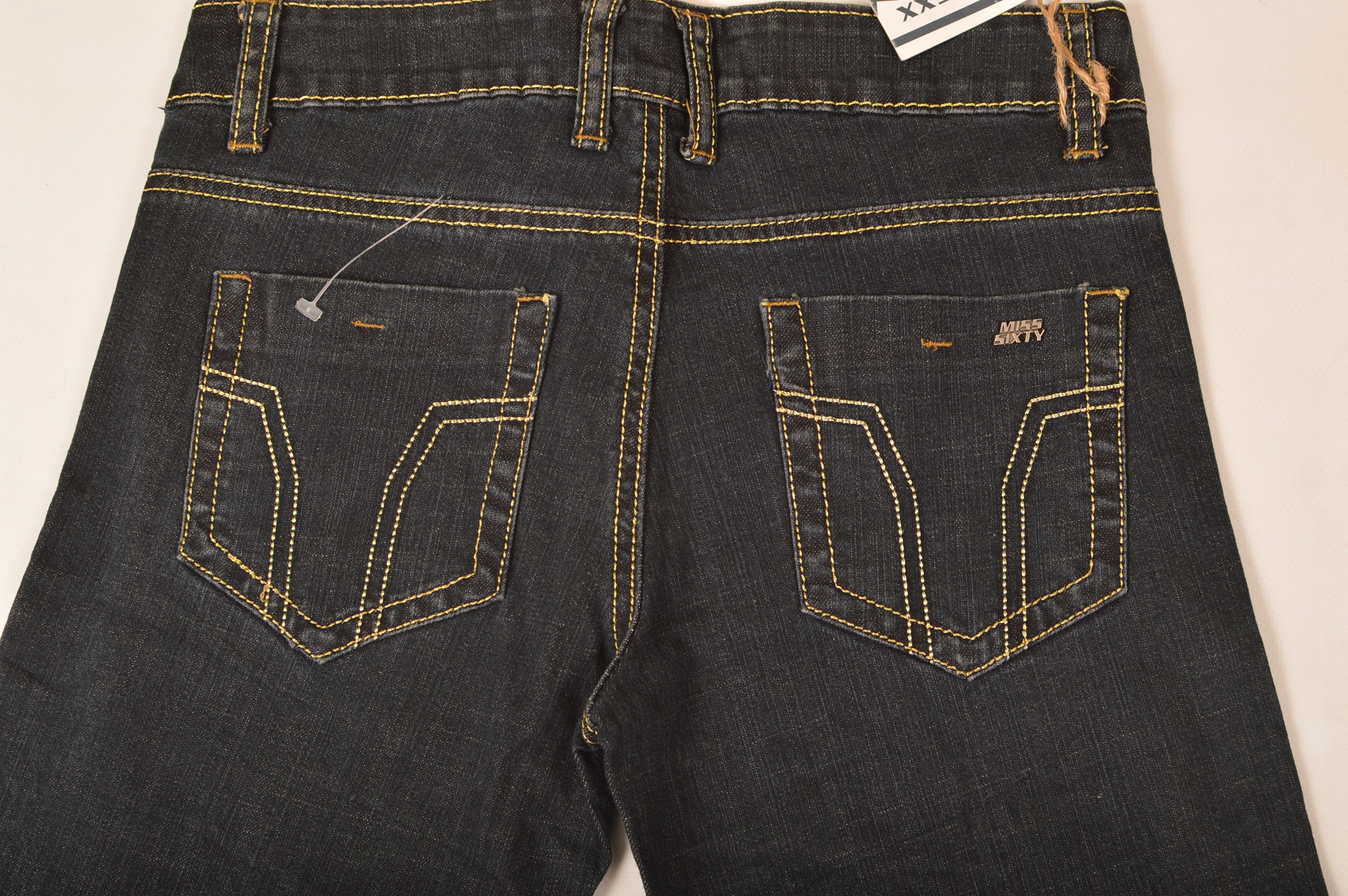 Miss Sixty × Vintage Miss Sixty 60 Vintage Y2K Flare Denim Jeans Low Rise Size 26" / US 2 / IT 38 - 8 Thumbnail