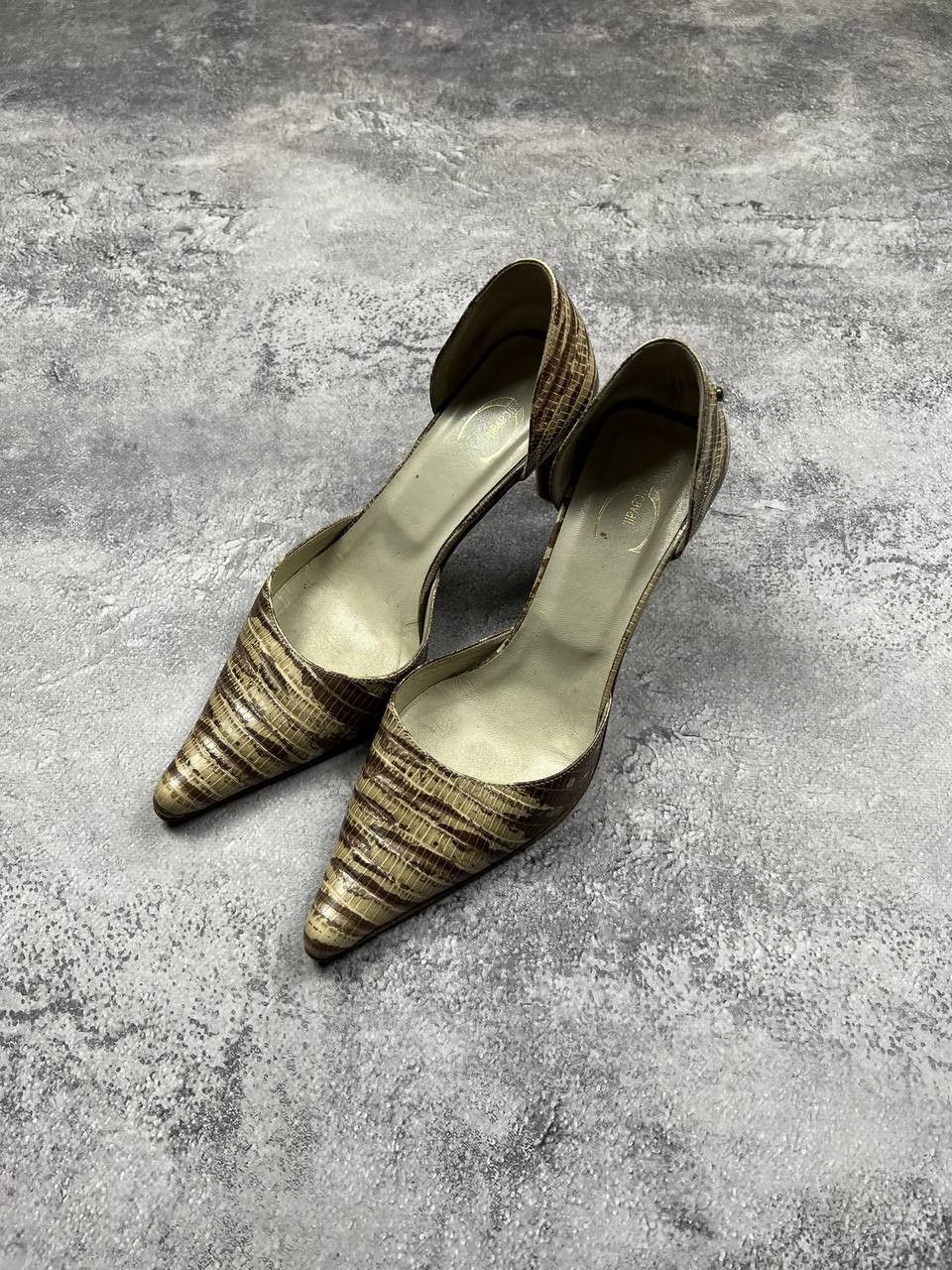 Just Cavalli Vintage Just Cavalli Heels Roberto Cavalli Snake Skin Size US 6 / IT 36 - 2 Thumbnail