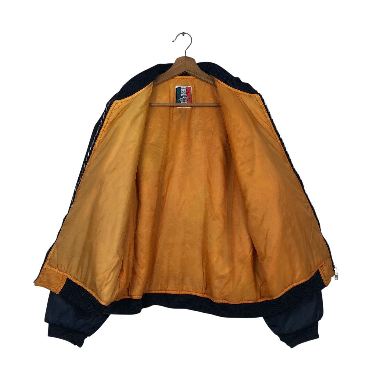 Japanese Brand × Vintage 📌Vintage Bomber Jacket Riot Riot Blueky Refined Issey Miyake Size US M / EU 48-50 / 2 - 14 Thumbnail