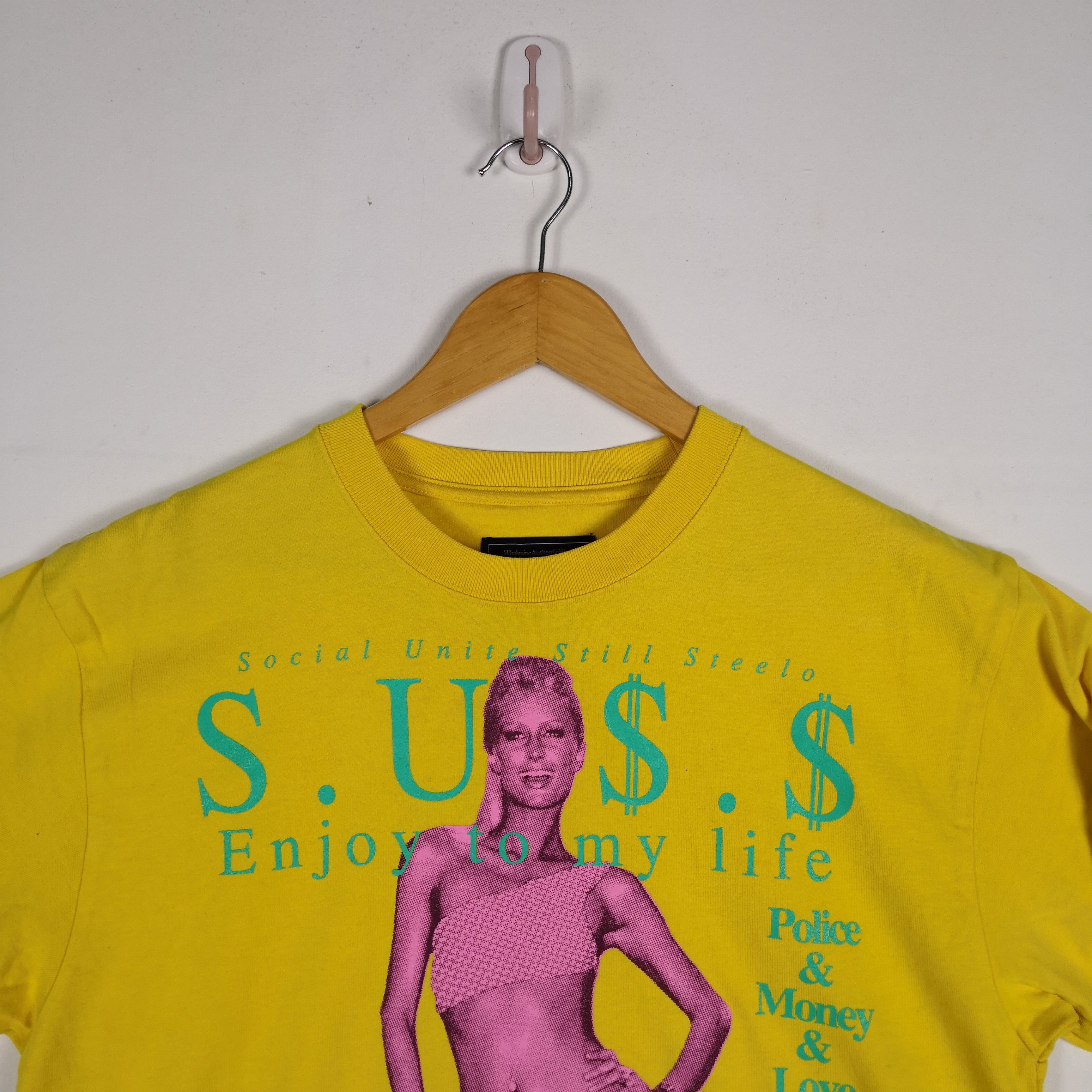 Japanese Brand Vintage Y2K Magazine SU$$ T-Shirt no More Simple Life Tee Size US L / EU 52-54 / 3 - 4 Thumbnail
