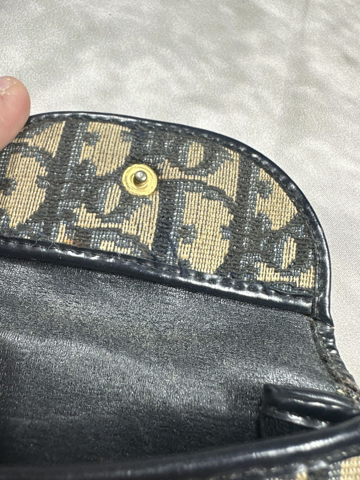 Dior Authentic Dior oblique vintage coin holder wallet Size ONE SIZE - 8 Thumbnail