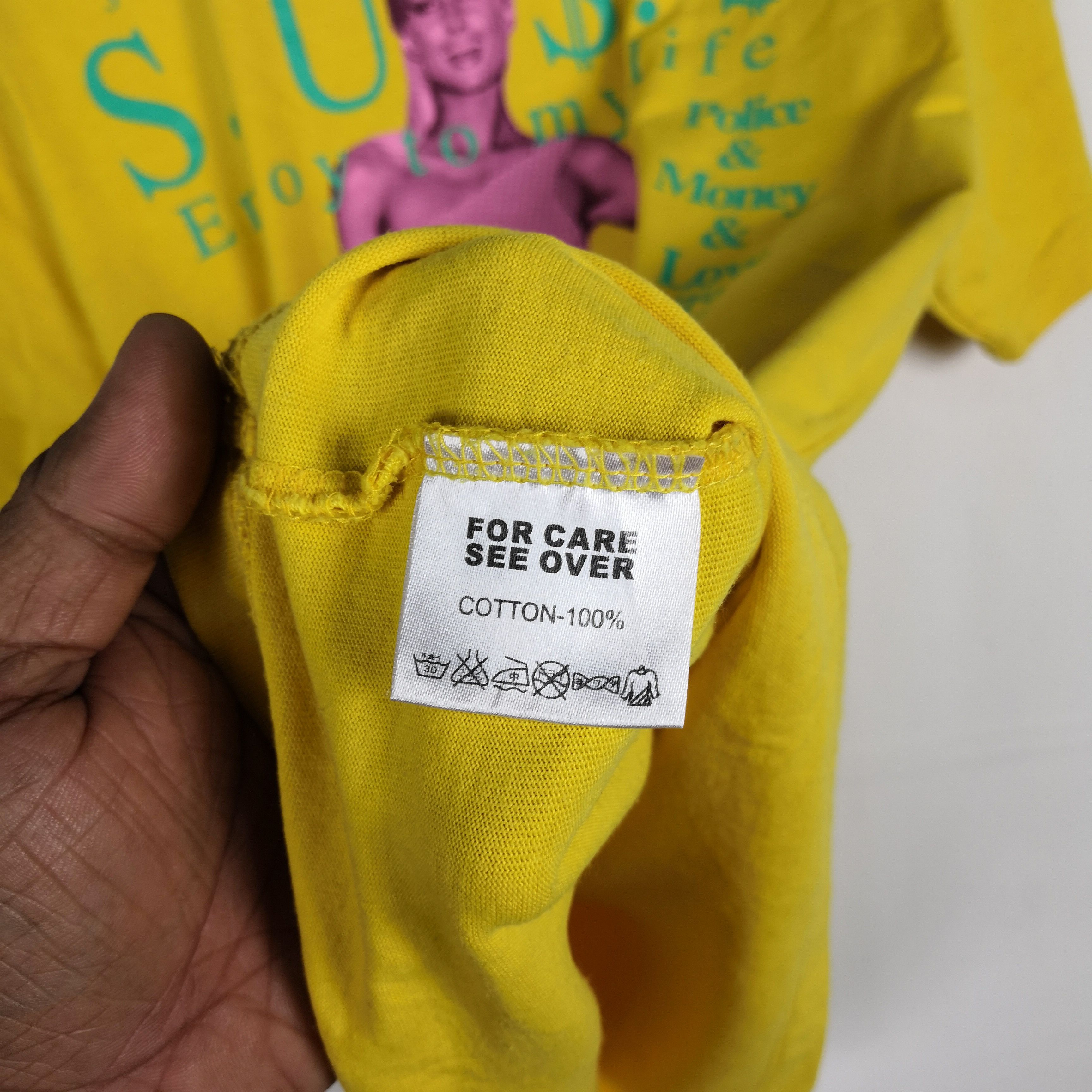Japanese Brand Vintage Y2K Magazine SU$$ T-Shirt no More Simple Life Tee Size US L / EU 52-54 / 3 - 8 Thumbnail