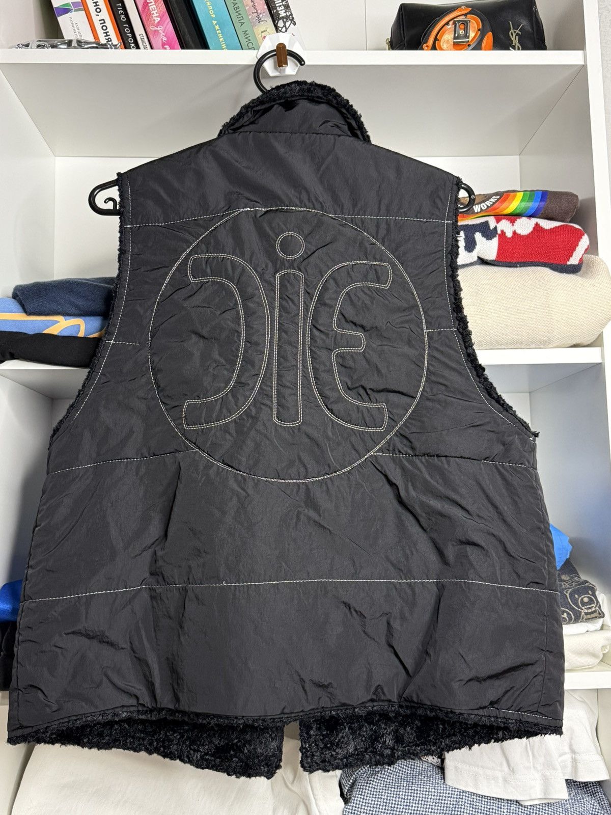 Iceberg Vintage 90s Iceberg Big logo nylon vest size M Size M / US 6-8 / IT 42-44 - 9 Thumbnail