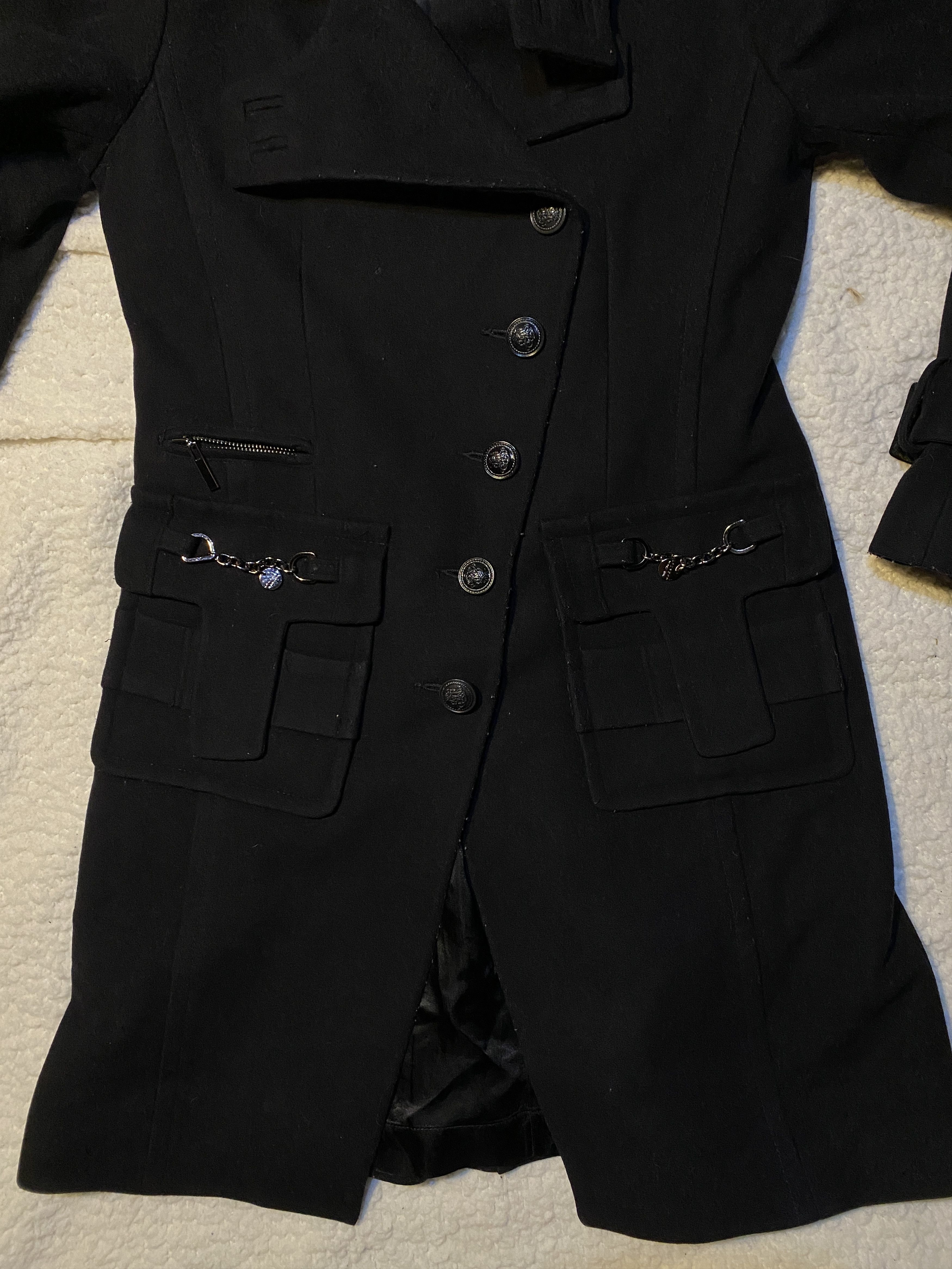 Laundry by Shelli Segal Shelli Segal Ornate Wool Coat Size S / US 4 / IT 40 - 5 Thumbnail